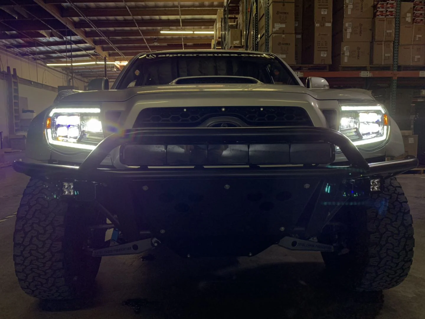 05-11 Toyota Tacoma NOVA-Series LED Projector Headlights Alpha-Black - Image 8