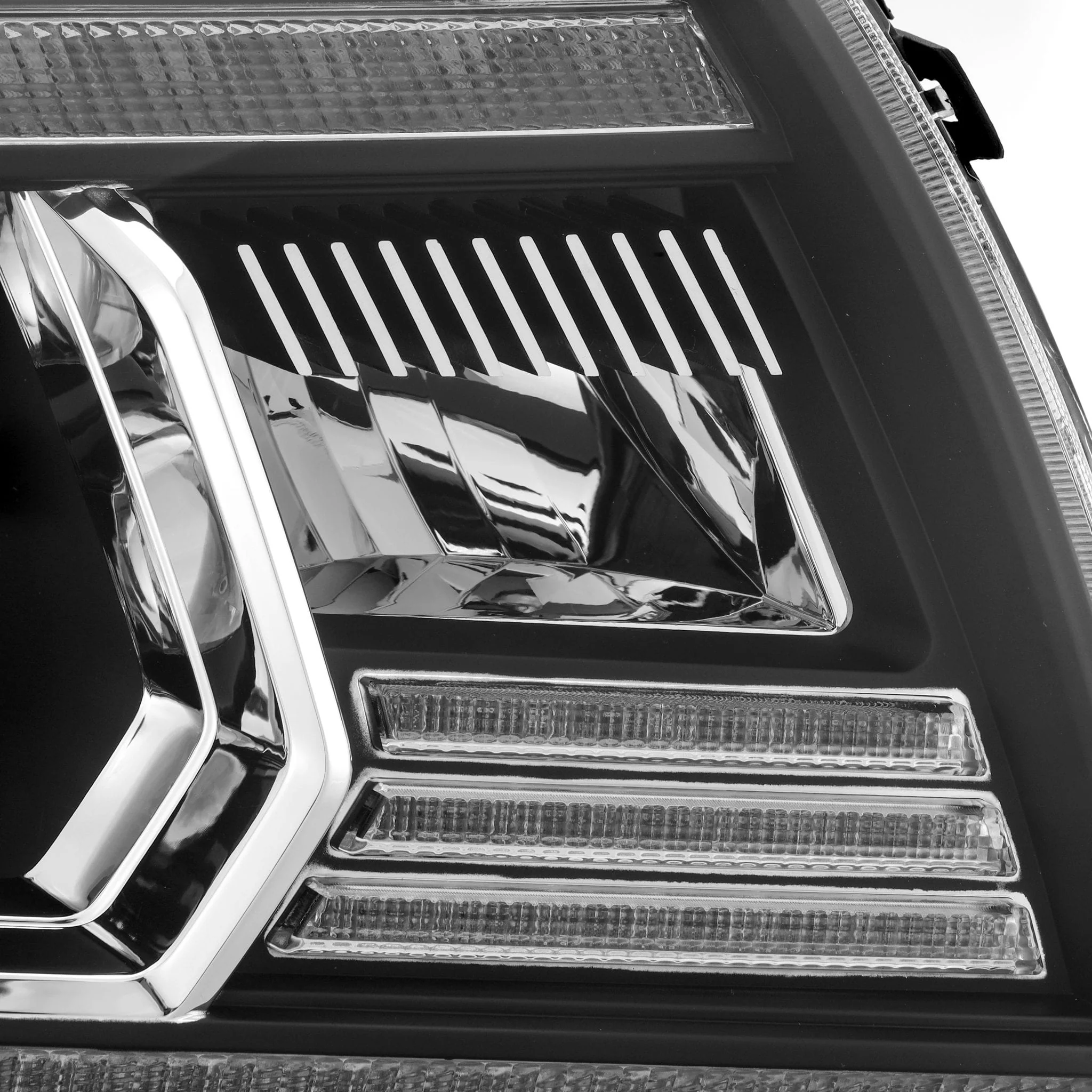 05-11 Toyota Tacoma NOVA-Series LED Projector Headlights Black - Image 3