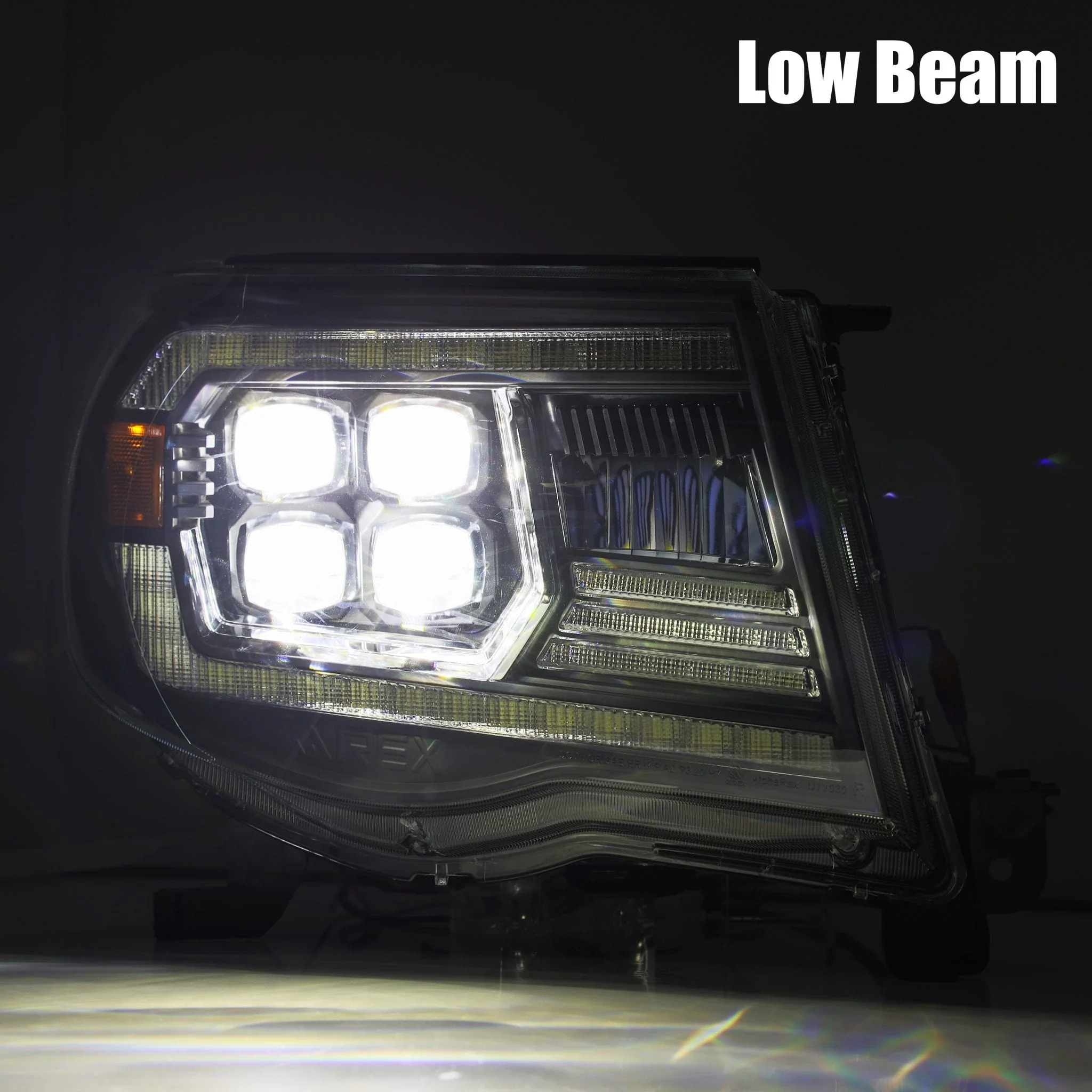 05-11 Toyota Tacoma NOVA-Series LED Projector Headlights Black - Image 6