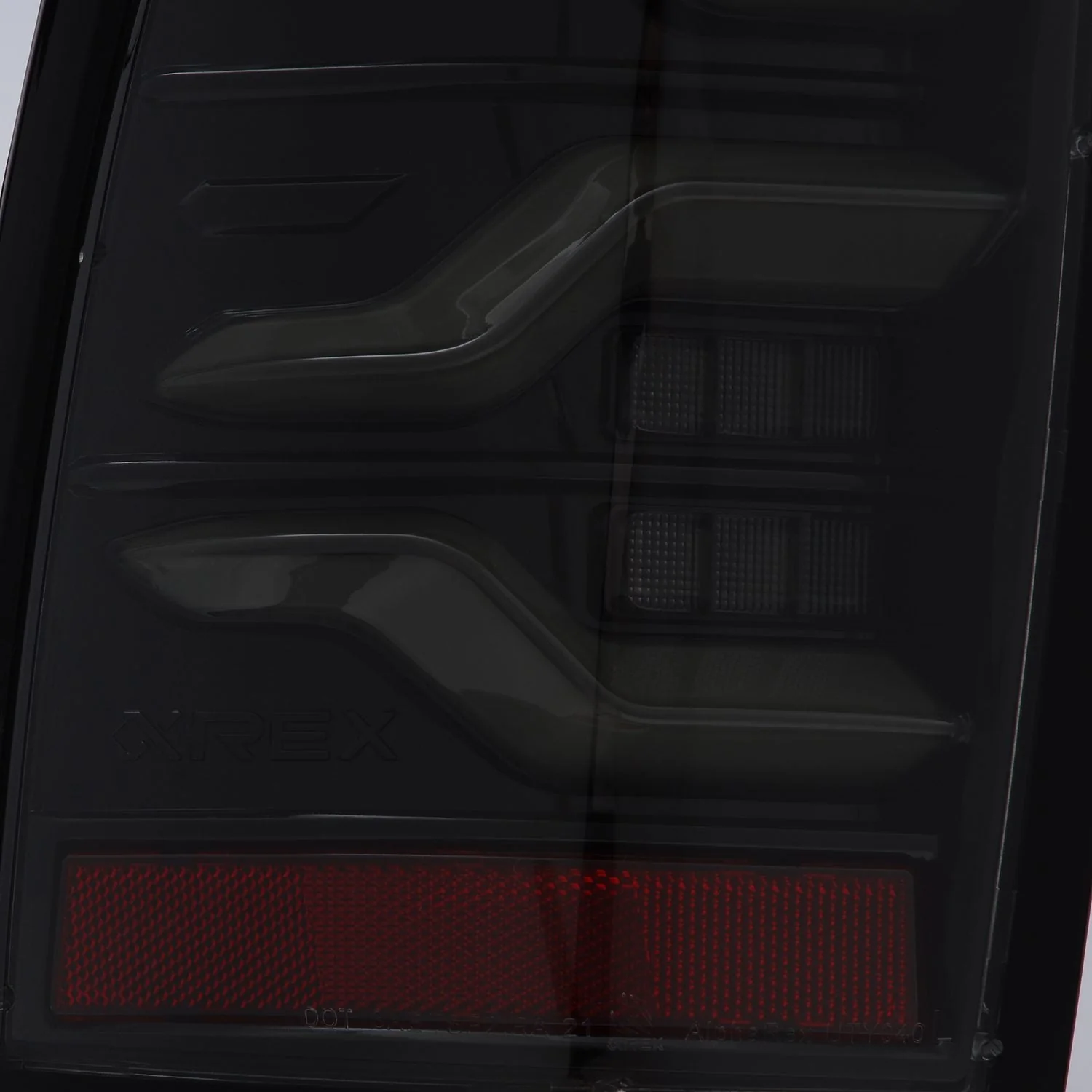 05-15 Toyota Tacoma LUXX-Series LED Tail Lights Alpha-Black - Image 15