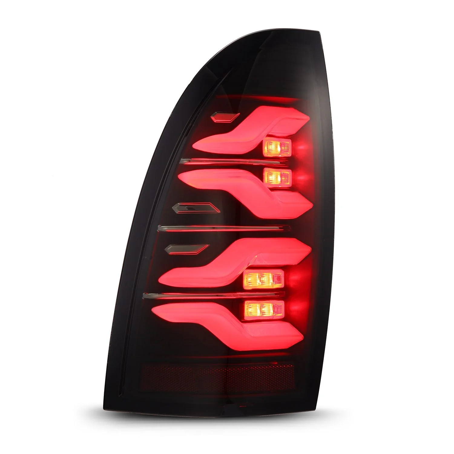 05-15 Toyota Tacoma LUXX-Series LED Tail Lights Black - Image 4