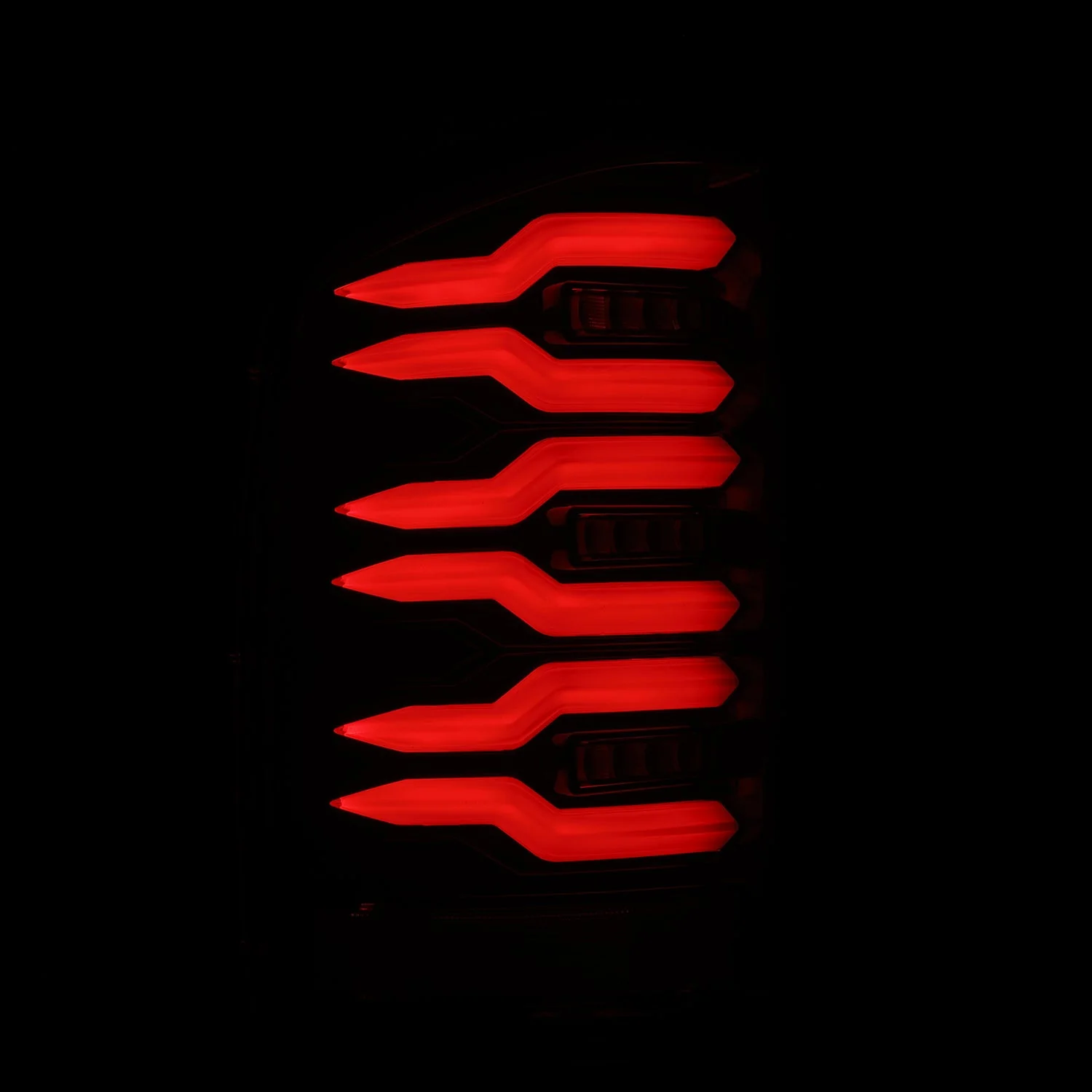 07-13 Chevy Silverado LUXX-Series LED Tail Lights Alpha-Black - Image 4