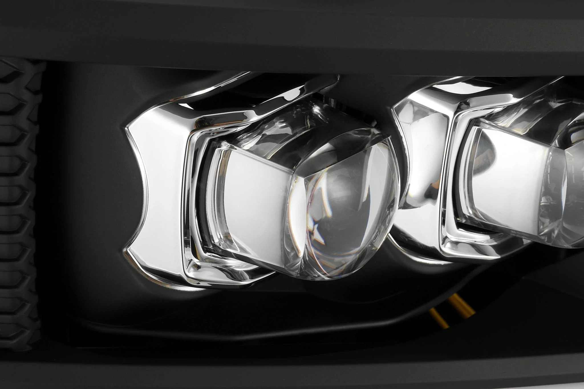 07-13 Chevrolet Silverado NOVA-Series LED Projector Headlights Black - Image 7