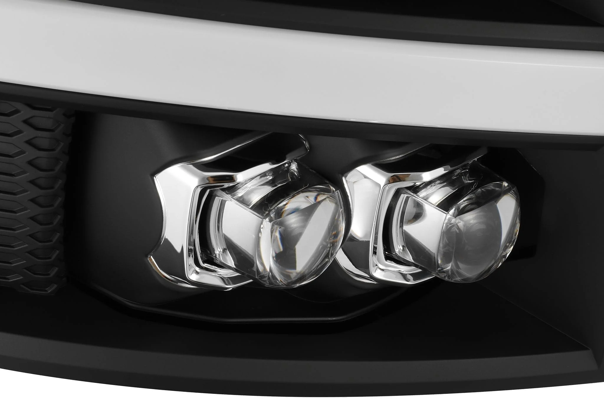 07-13 Chevrolet Silverado NOVA-Series LED Projector Headlights Black - Image 9