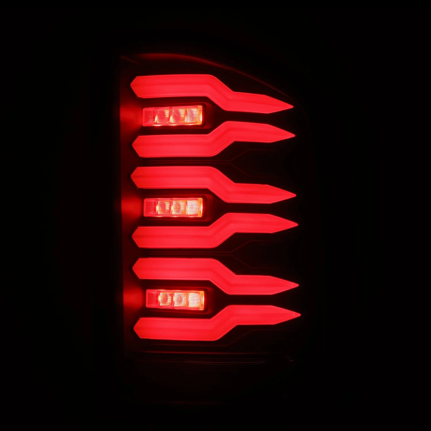 07-13 Chevy Silverado LUXX-Series LED Tail Lights Black - Image 4