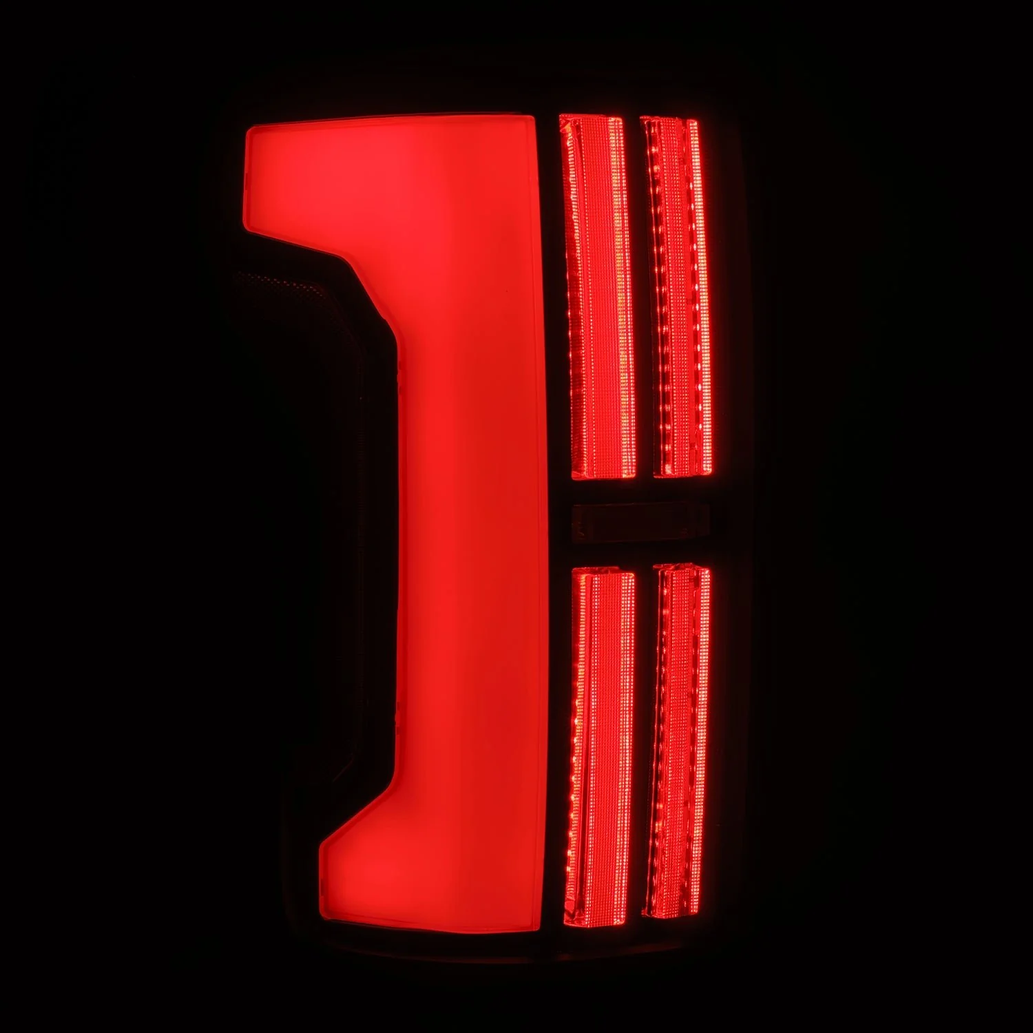 07-13 Toyota Tundra NOVA-Series Prismatic LED Tail Lights Alpha-Black - Image 9
