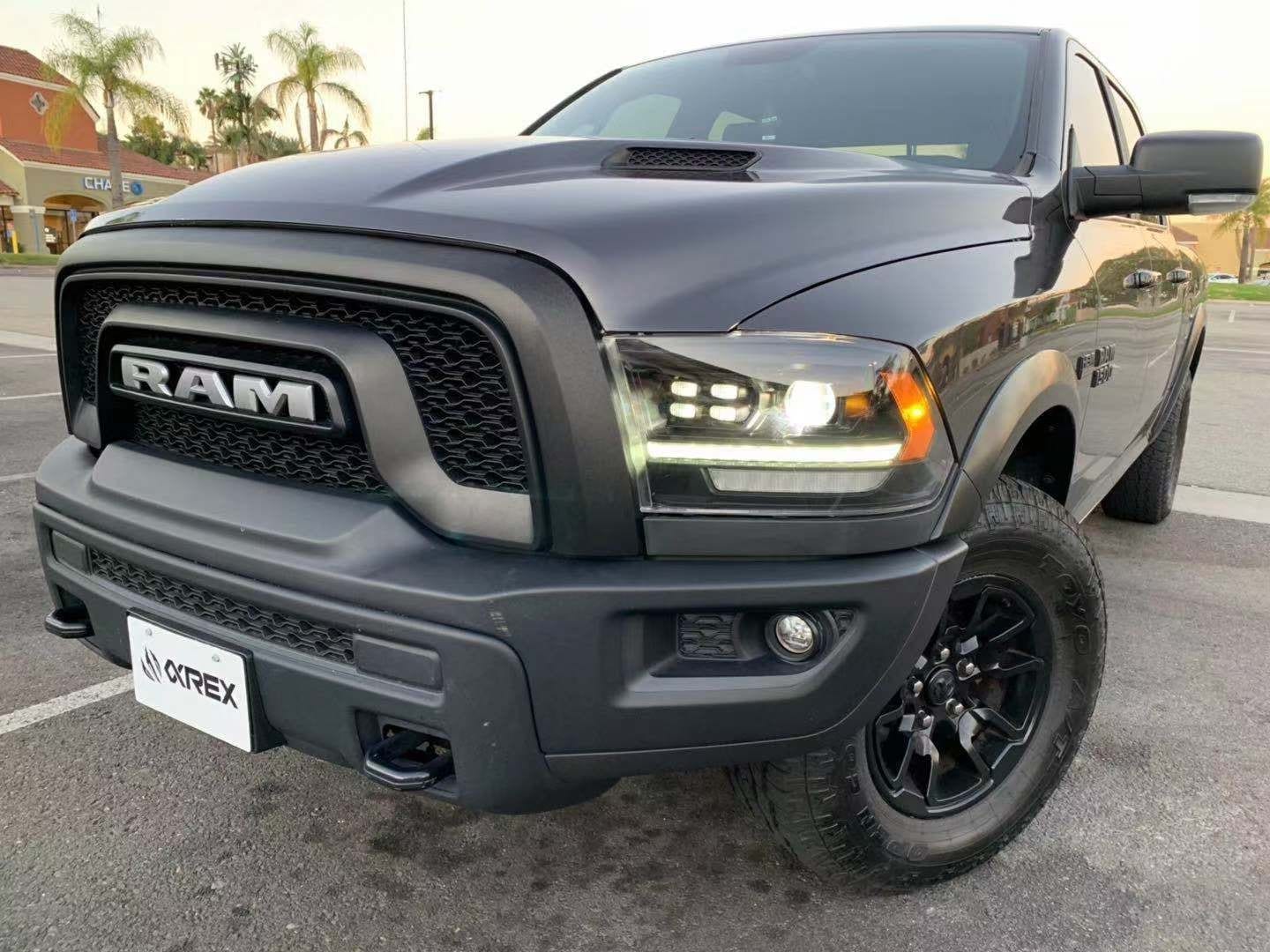 09-18 Ram Truck LUXX-Series (5th Gen 2500 Style) LED Projector Headlights Alpha-Black - Image 10