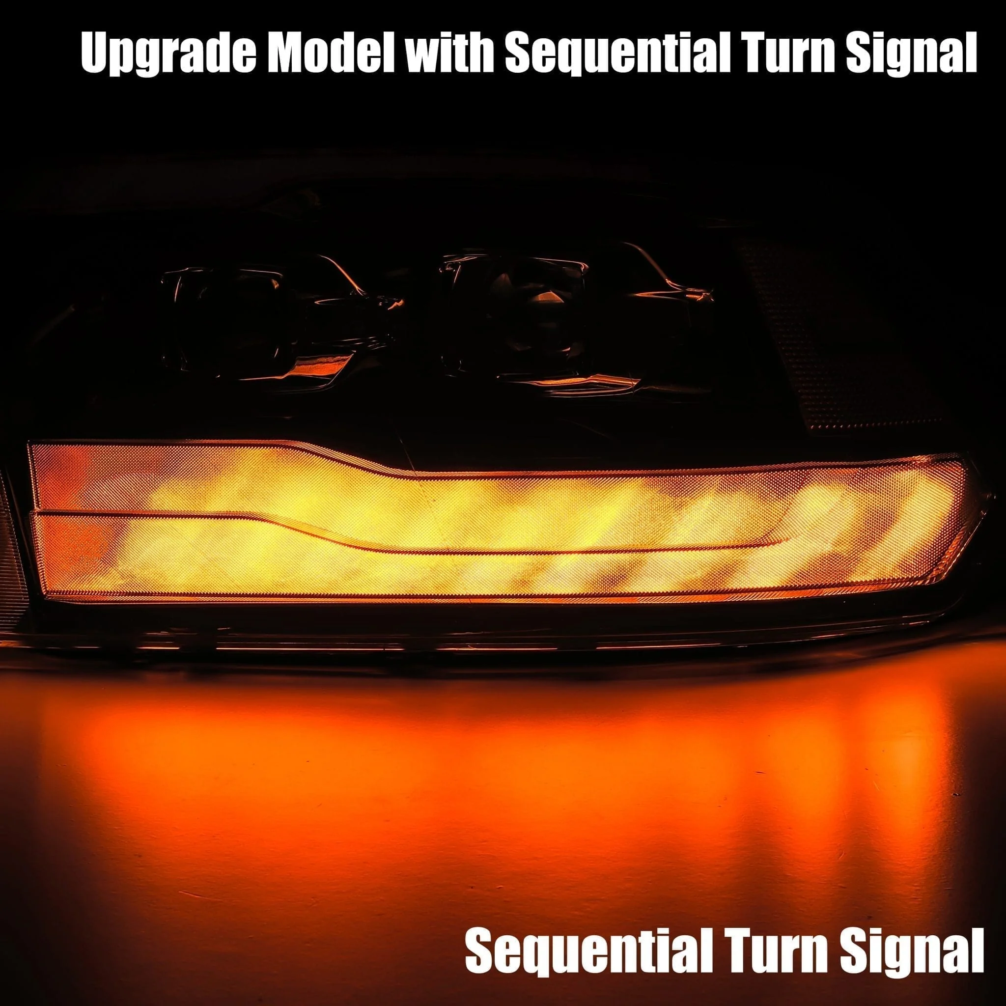 09-18 Ram Truck LUXX-Series LED Projector Headlights Black - Image 5