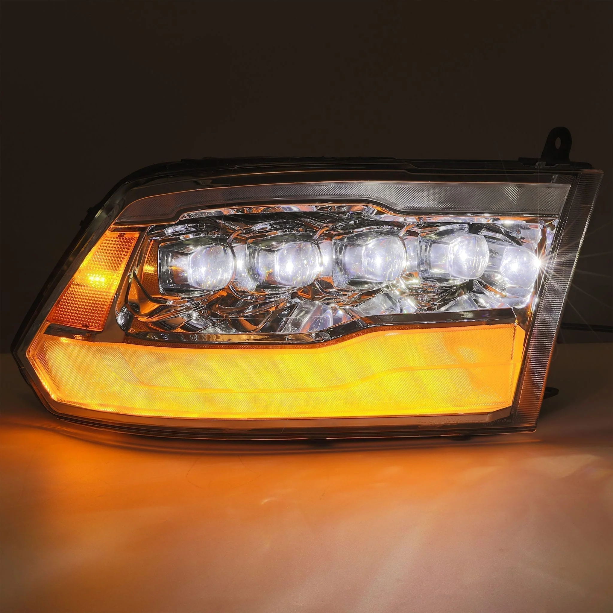 09-18 Ram Truck NOVA-Series LED Projector Headlights Chrome - Image 14