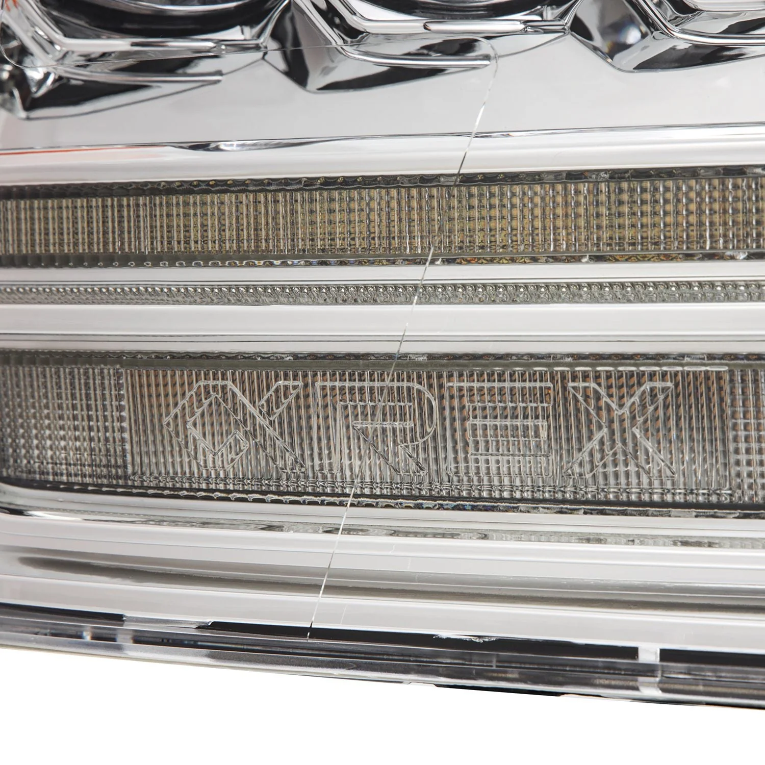 09-18 Ram Truck (MK II 5th Gen 2500 Style) NOVA-Series LED Projector Headlights Chrome - Image 3