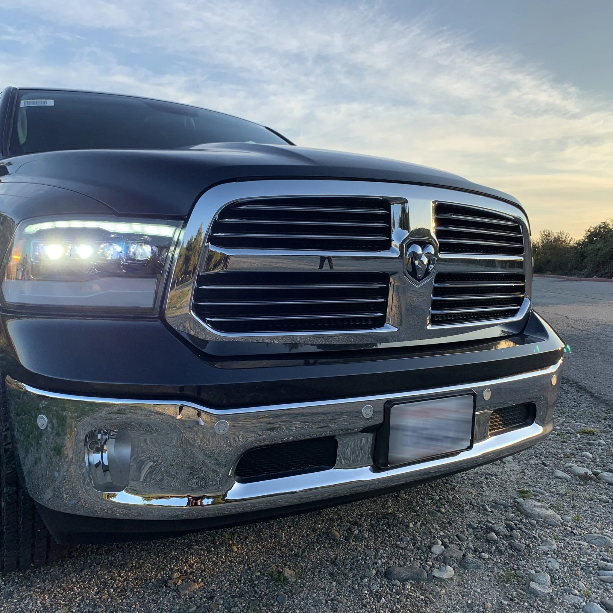 09-18 Ram Truck NOVA-Series LED Projector Headlights Chrome - Image 6