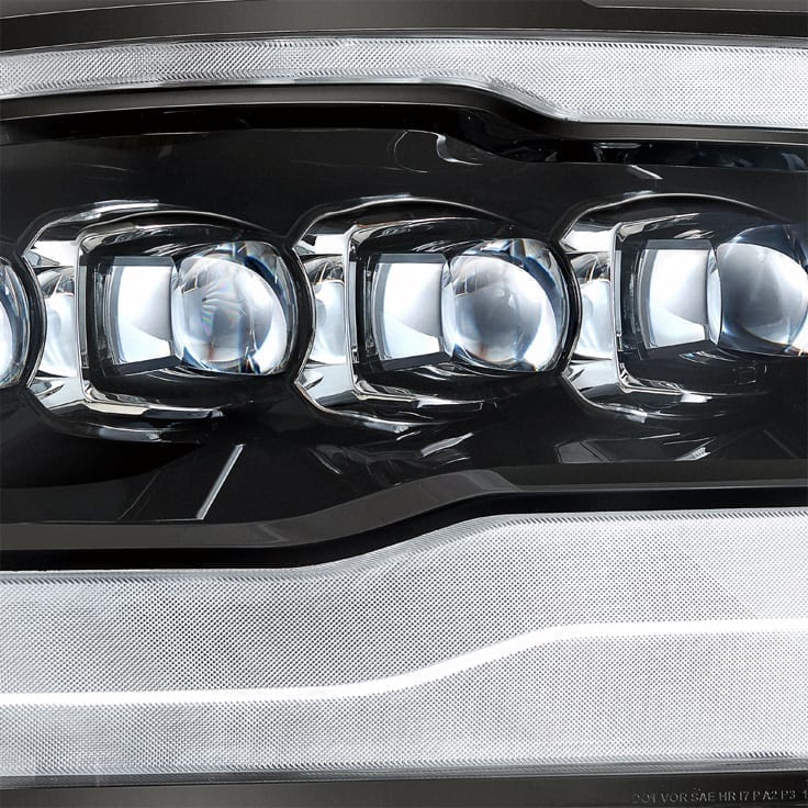 09-18 Ram Truck NOVA-Series LED Projector Headlights Jet Black - Image 10