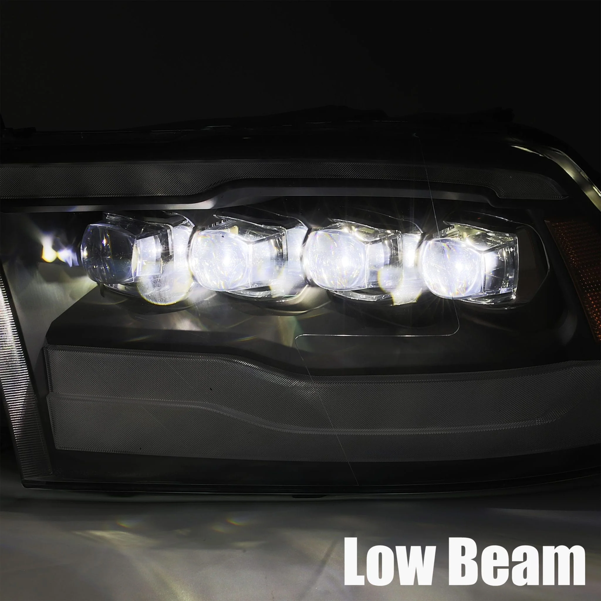 09-18 Ram Truck NOVA-Series LED Projector Headlights Alpha-Black - Image 5