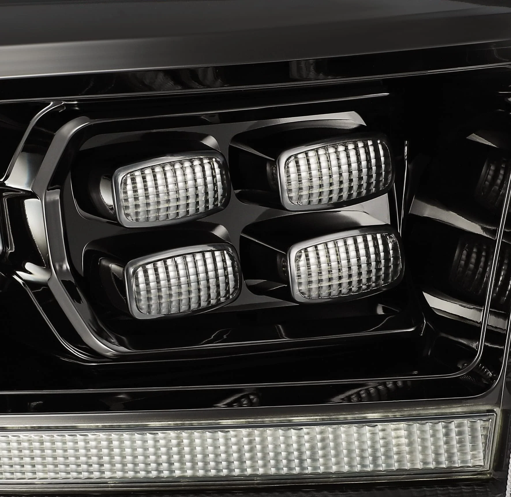 09-18 Ram Truck PRO-Series (5th Gen 2500 Style) Projector Headlights Alpha-Black - Image 4