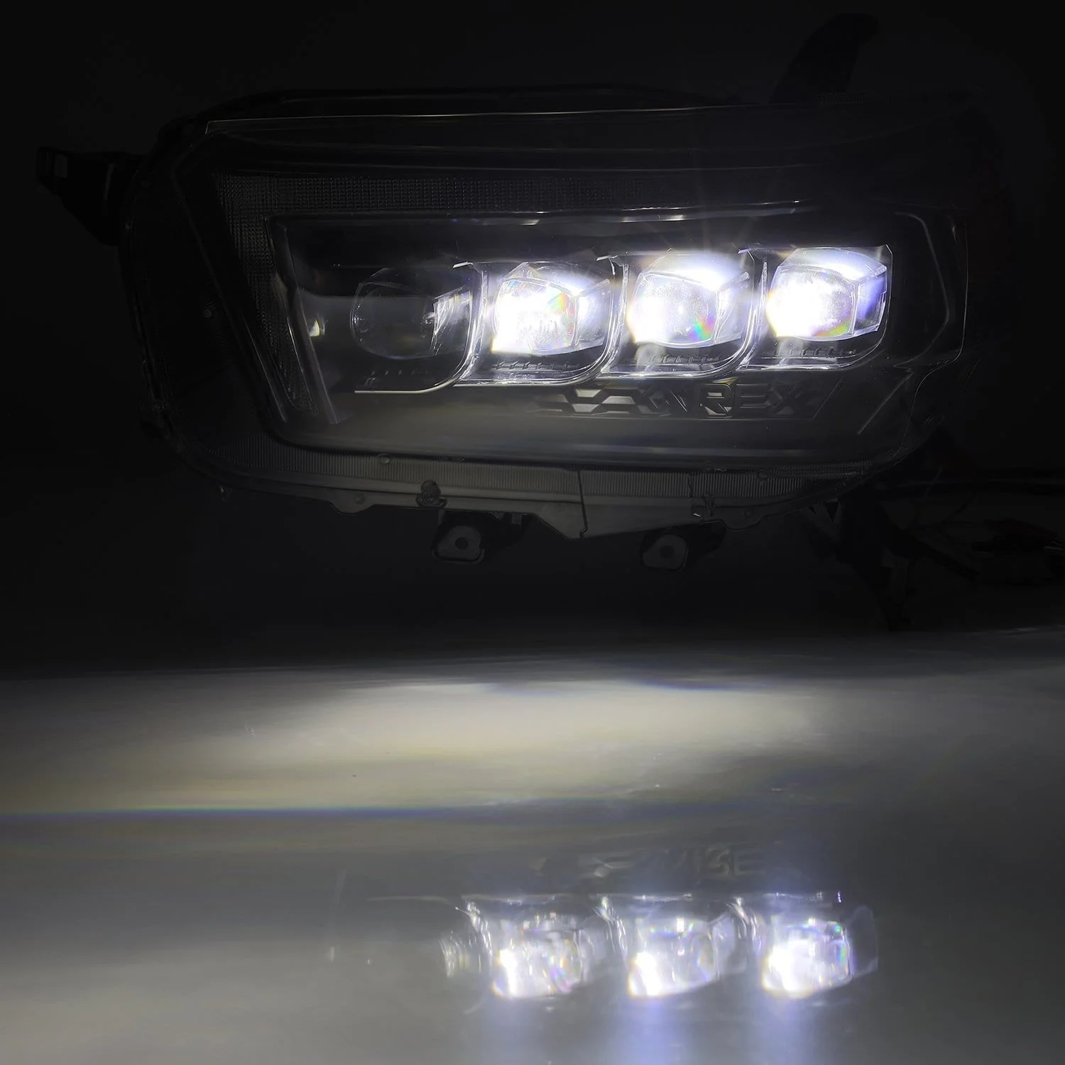 10-13 Toyota 4Runner NOVA-Series LED Projector Headlights Black - Image 5