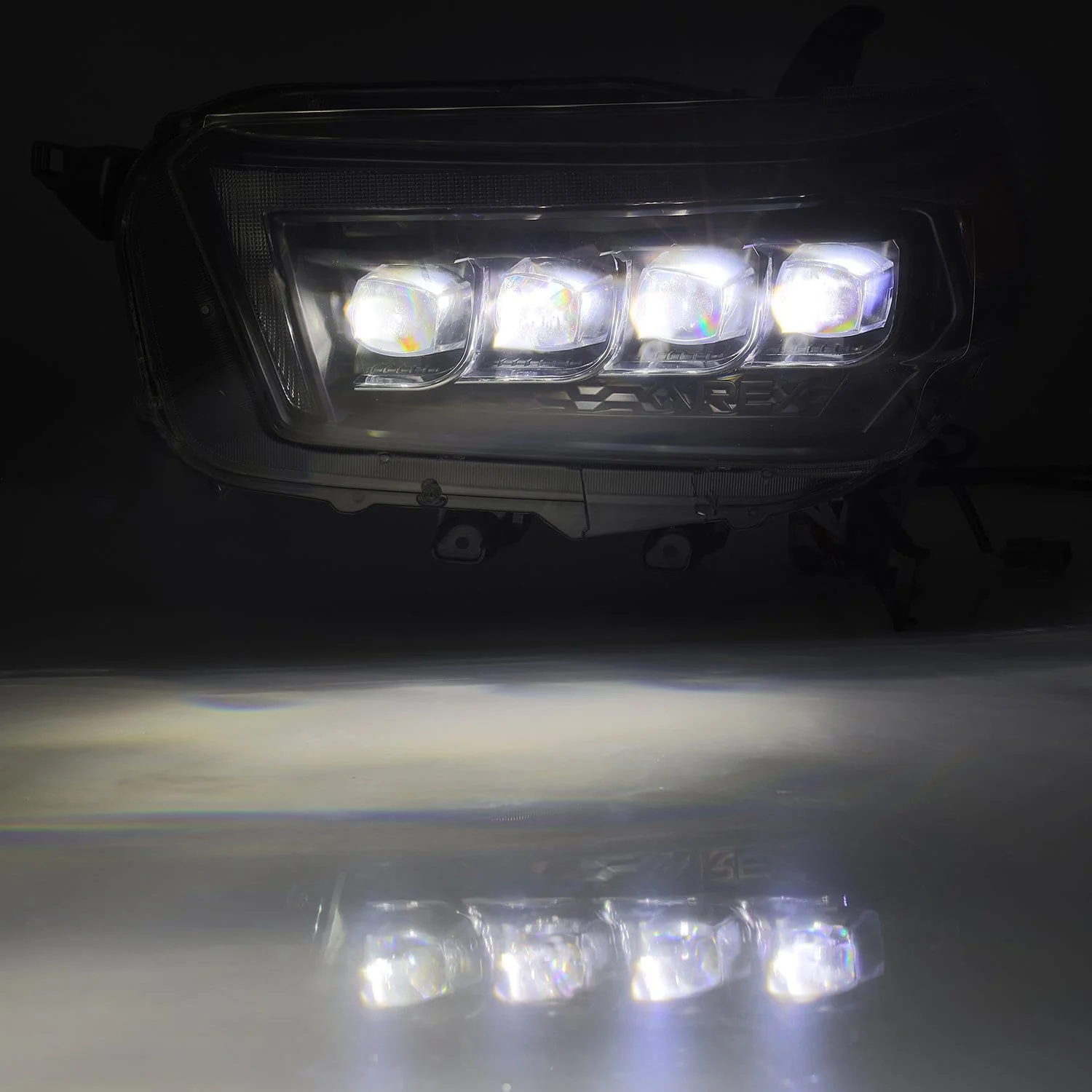 10-13 Toyota 4Runner NOVA-Series LED Projector Headlights Black - Image 6