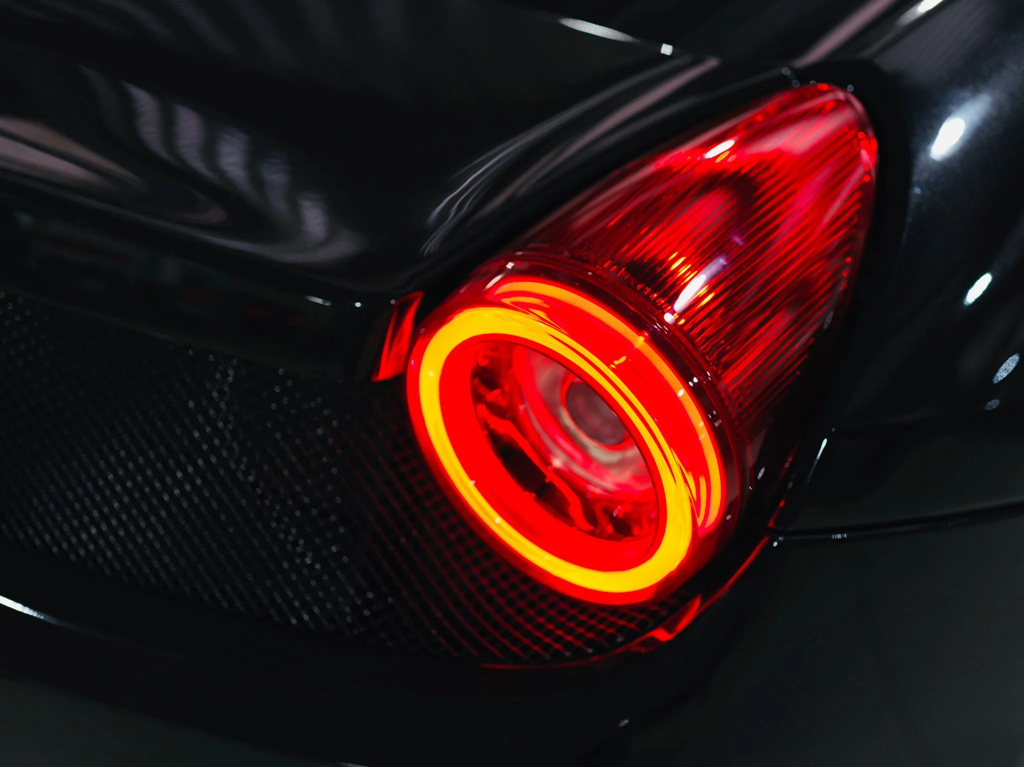 10-15 Ferrari 458 NOVA-Series Prismatic LED Tail Lights Red Clear - Image 7