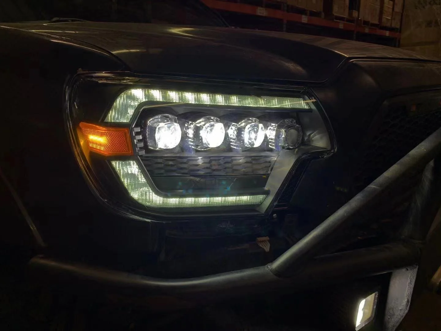 12-15 Toyota Tacoma NOVA-Series LED Projector Headlights Alpha-Black - Image 13