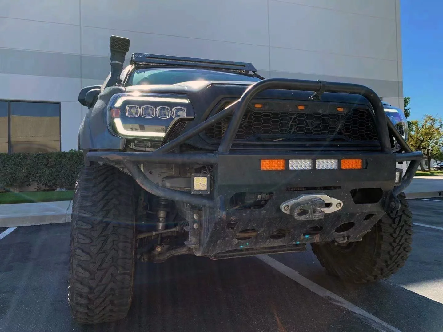 12-15 Toyota Tacoma NOVA-Series LED Projector Headlights Black - Image 10