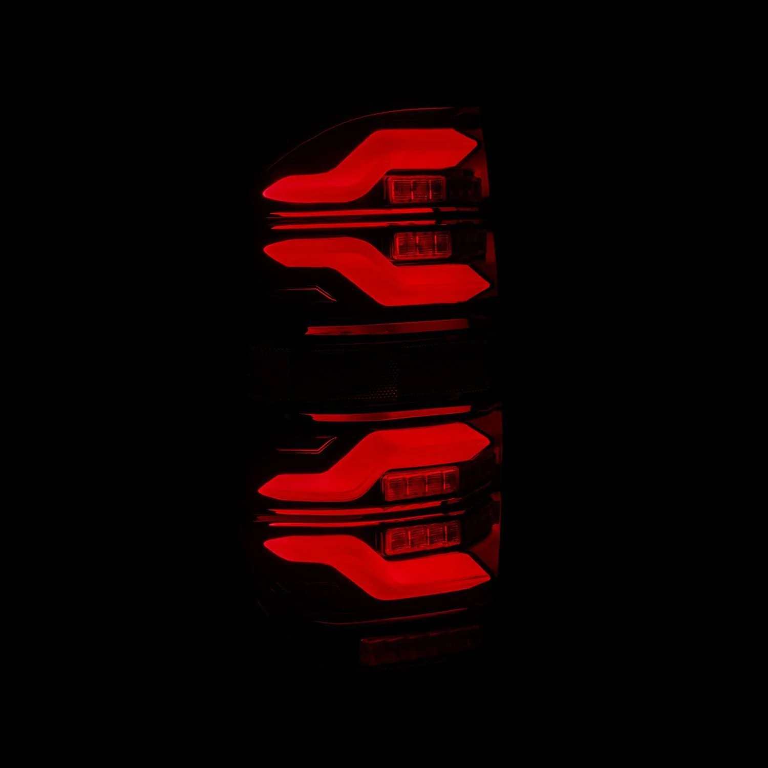 14-21 Toyota Tundra LUXX-Series LED Tail Lights Black-Red - Image 9