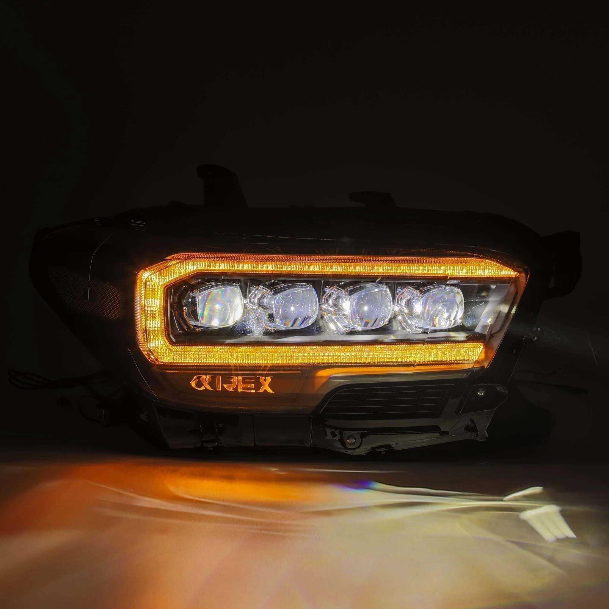 16-23 Toyota Tacoma NOVA-Series LED Projector Headlights Black - Image 7