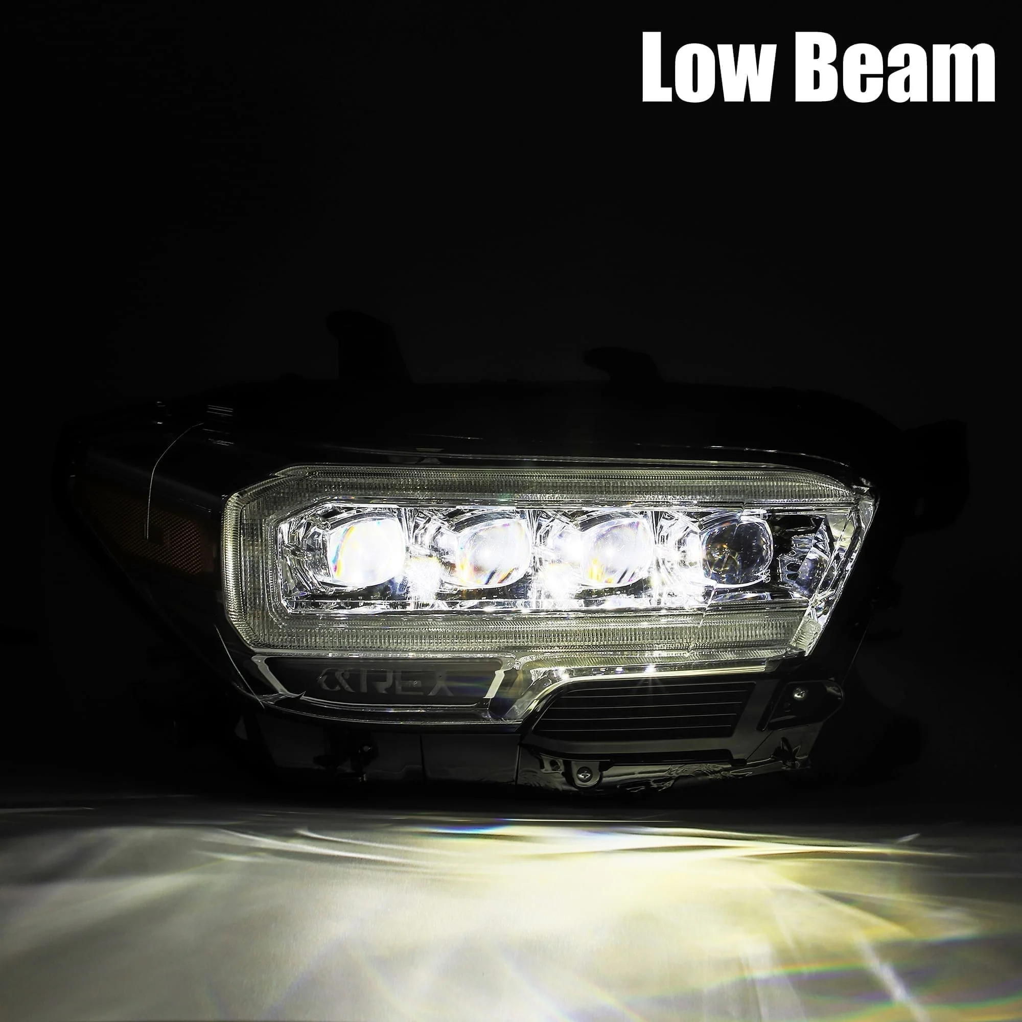 16-23 Toyota Tacoma NOVA-Series LED Projector Headlights Black - Image 8