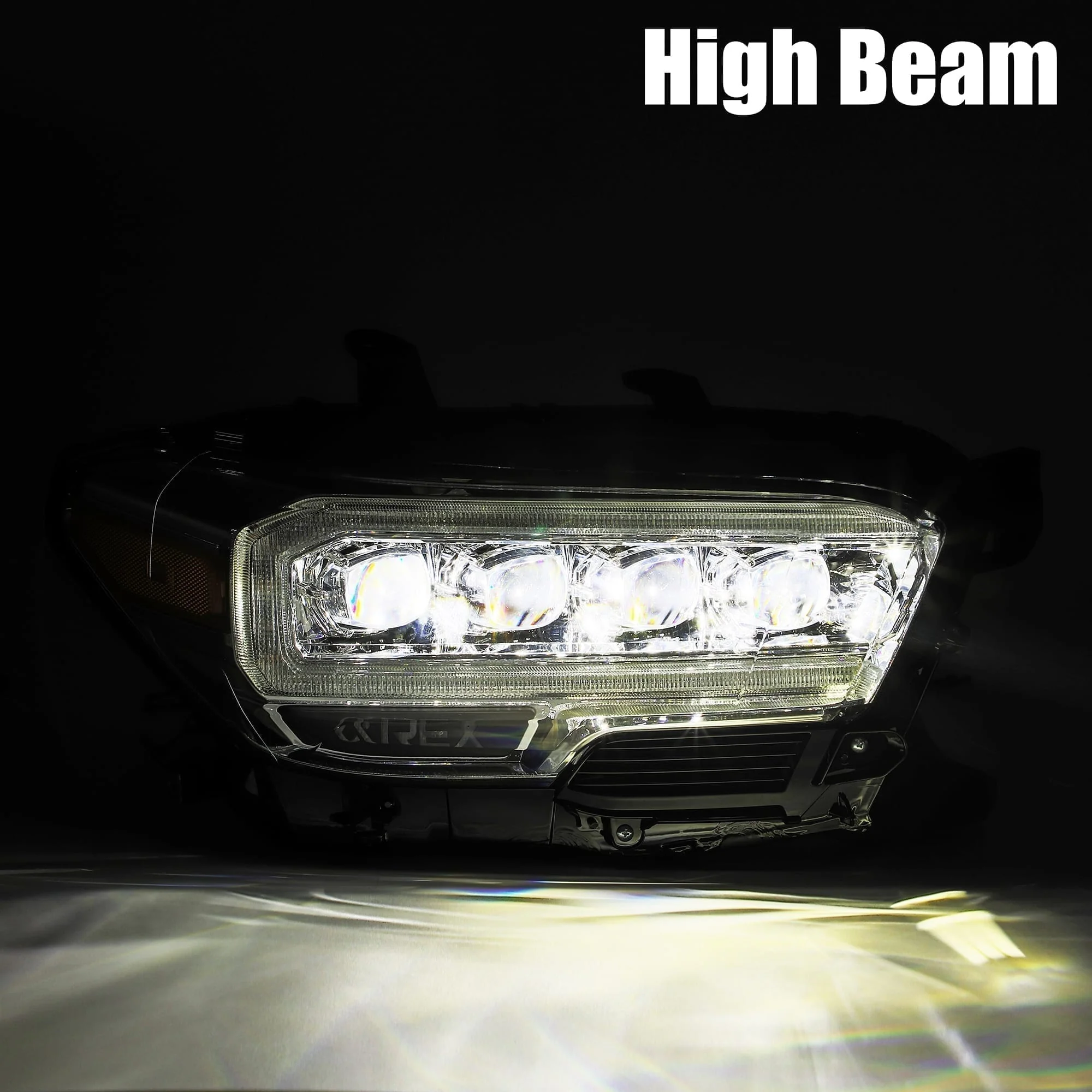 16-23 Toyota Tacoma NOVA-Series LED Projector Headlights Black - Image 9