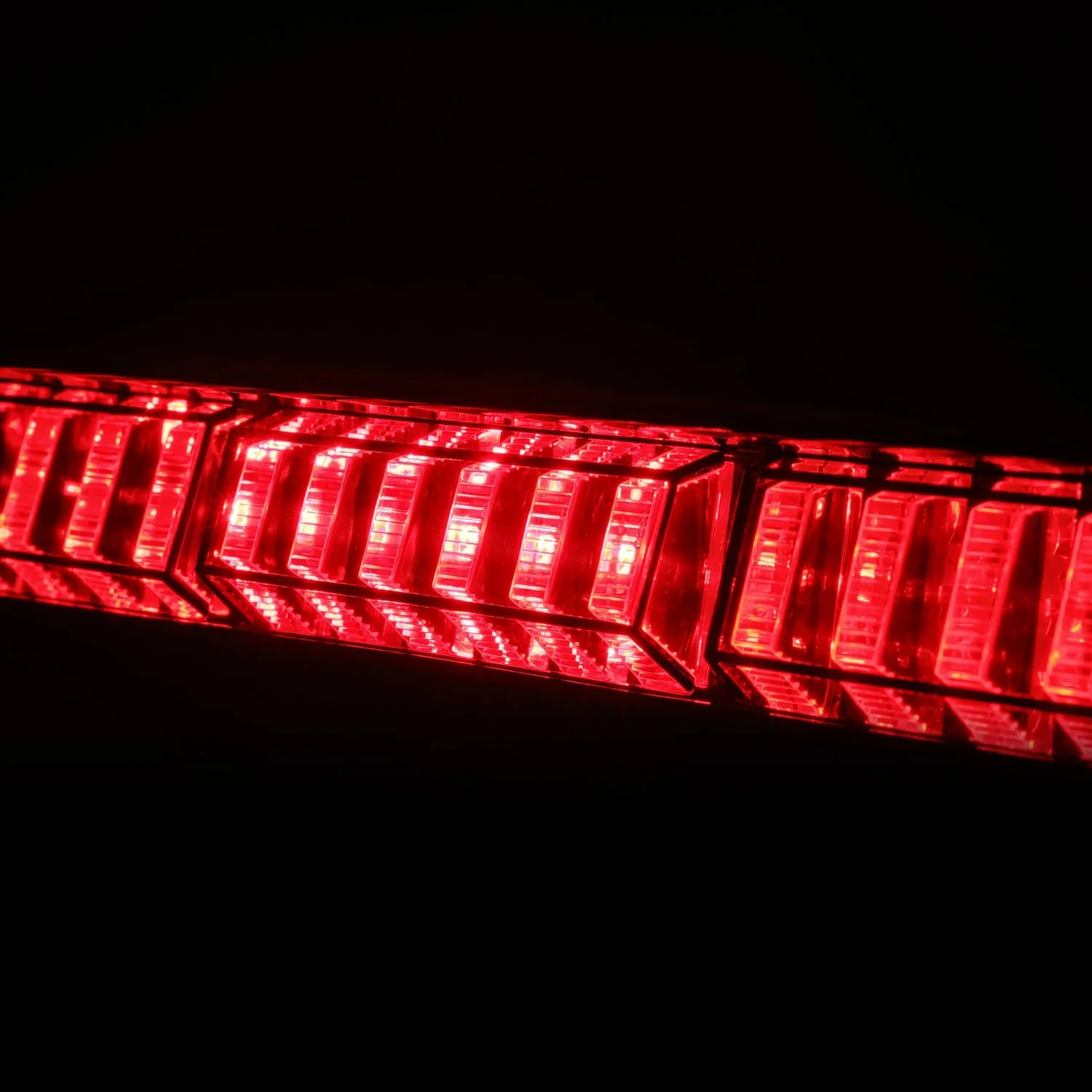 16-23 Toyota Tacoma Double Cab NOVA-Series Prismatic LED Third Brake Light Black - Image 6