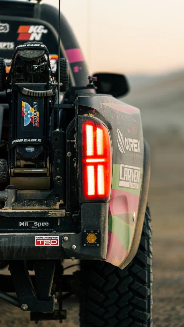 16-23 Toyota Tacoma NOVA-Series Prismatic LED Tail Lights Alpha-Black - Image 4