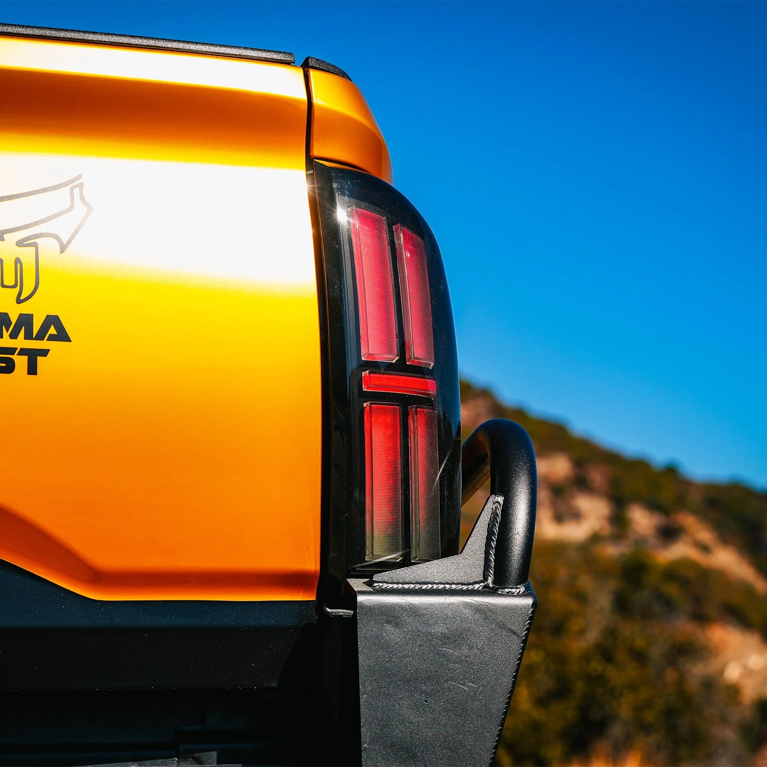 16-23 Toyota Tacoma NOVA-Series Prismatic LED Tail Lights Alpha-Black - Image 6