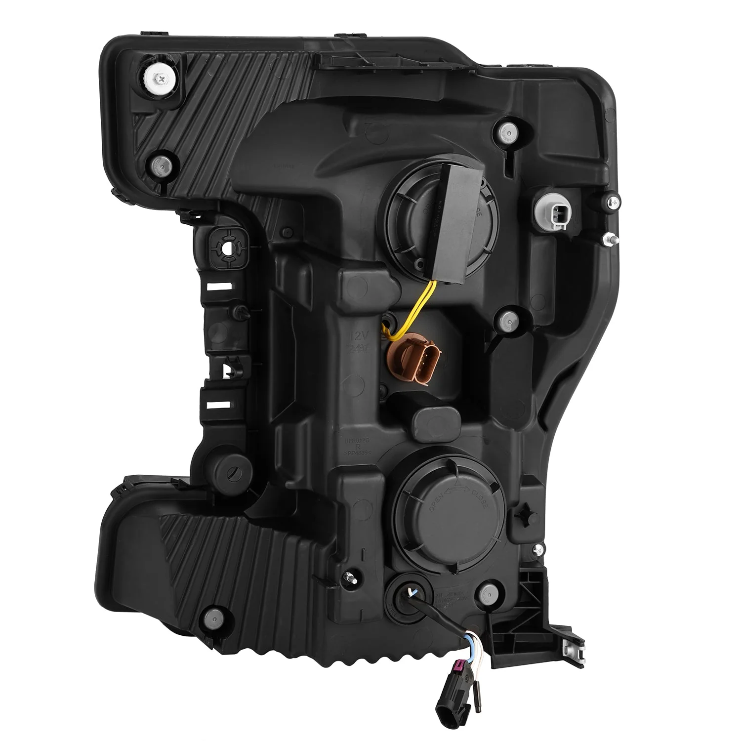 17-19 Ford Super Duty MKII PRO-Series Halogen Projector Headlights Black - Image 11