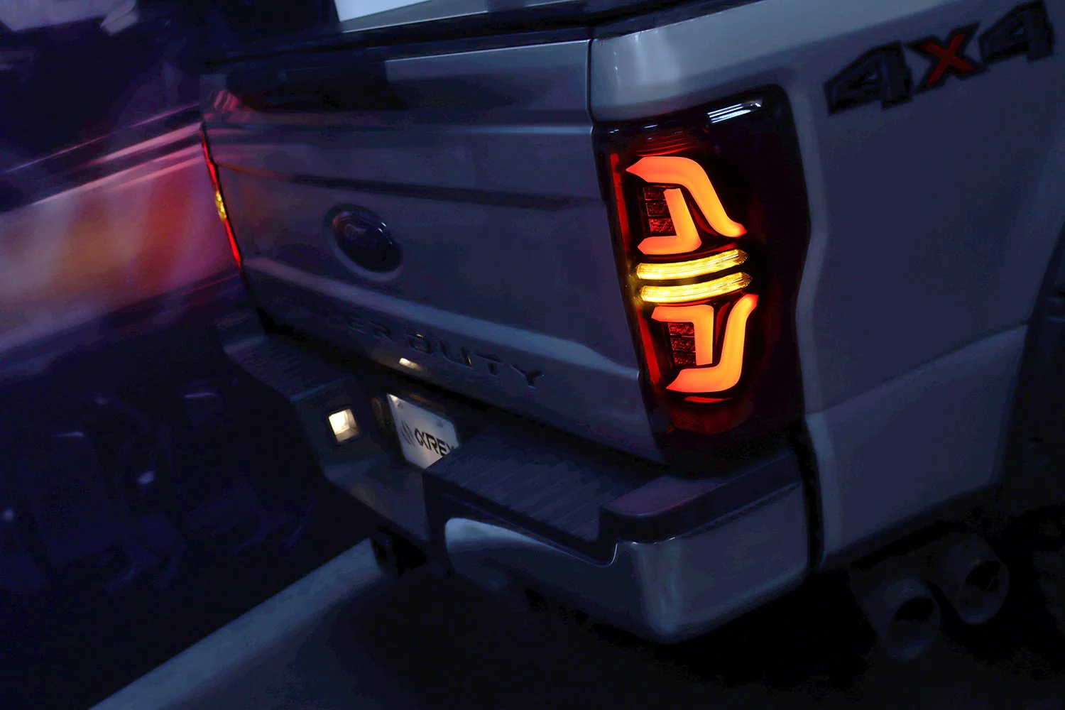 17-19 Ford Super Duty PRO-Series LED Tail Lights Jet Black - Image 16
