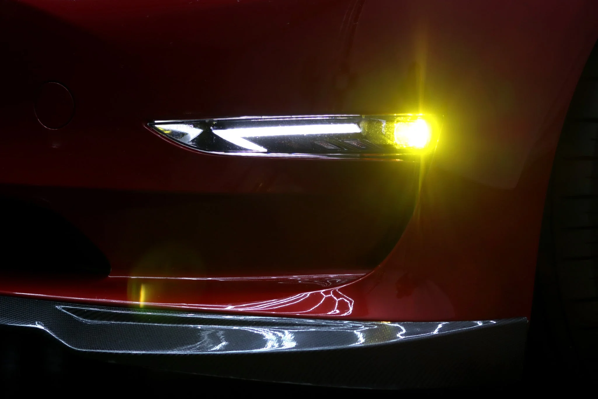 17-23 Tesla Model 3 / 20-24 Model Y DoubleTap Dual Color LED Projector Fog Lights - Image 13