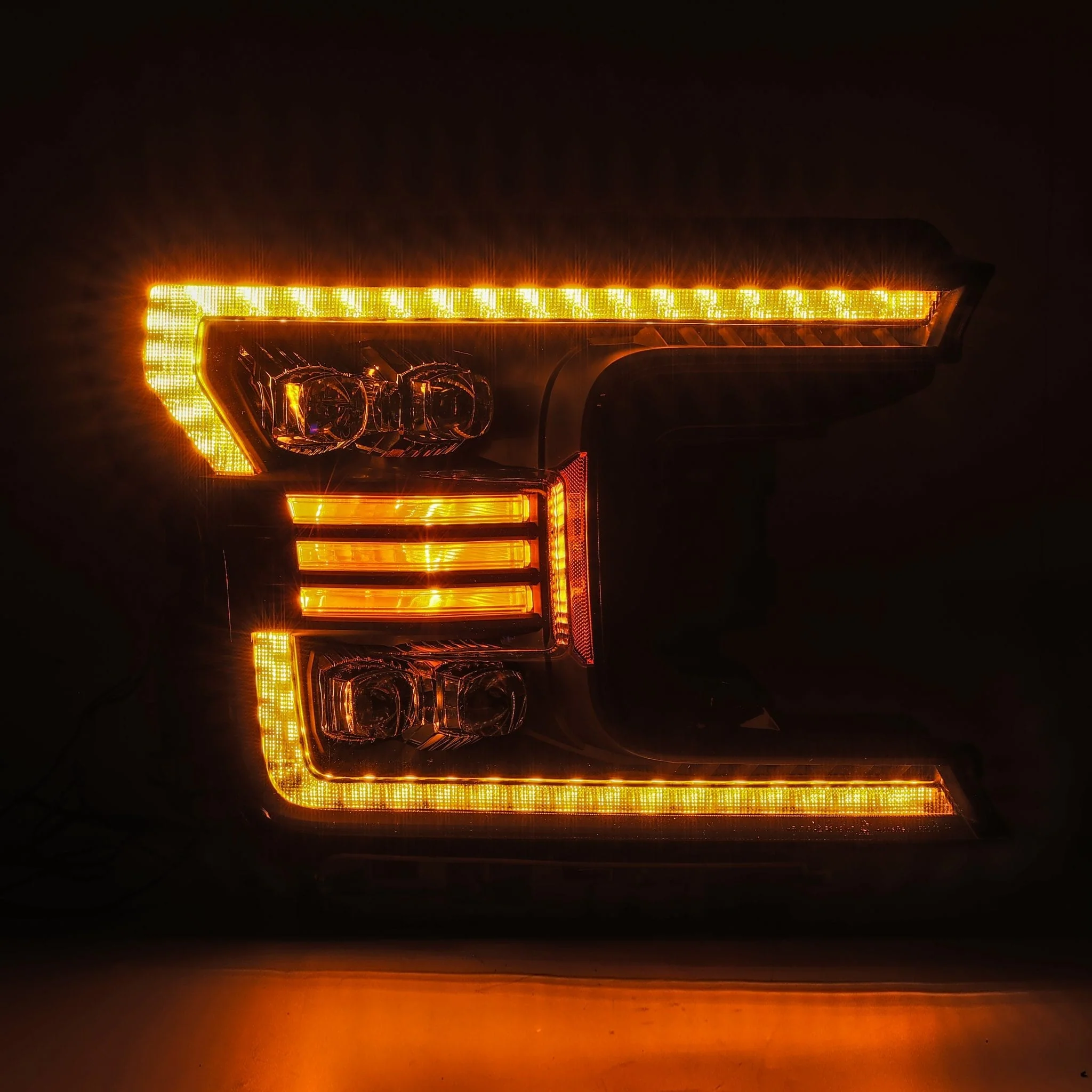 18-20 Ford F150 NOVA-Series LED Projector Headlights Black - Image 13