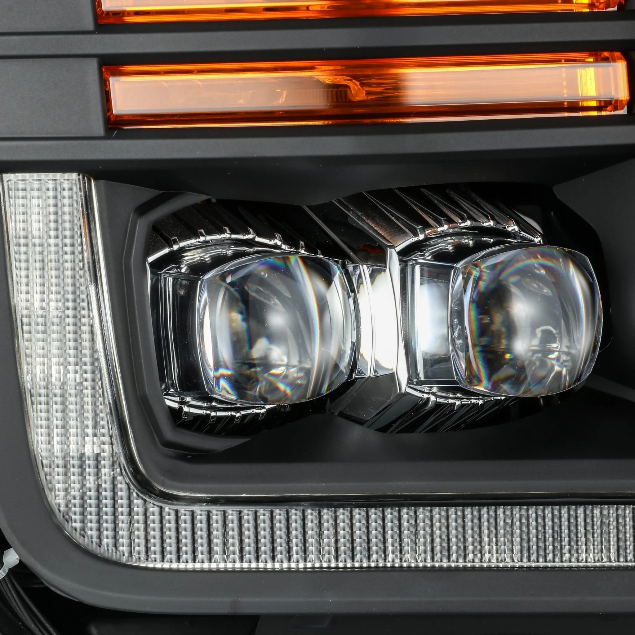 18-20 Ford F150 NOVA-Series LED Projector Headlights Black - Image 9