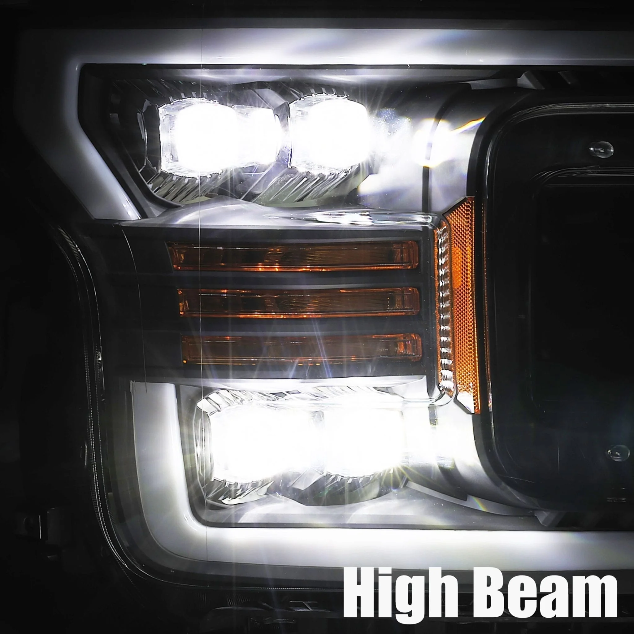 18-20 Ford F150 NOVA-Series LED Projector Headlights Chrome - Image 10
