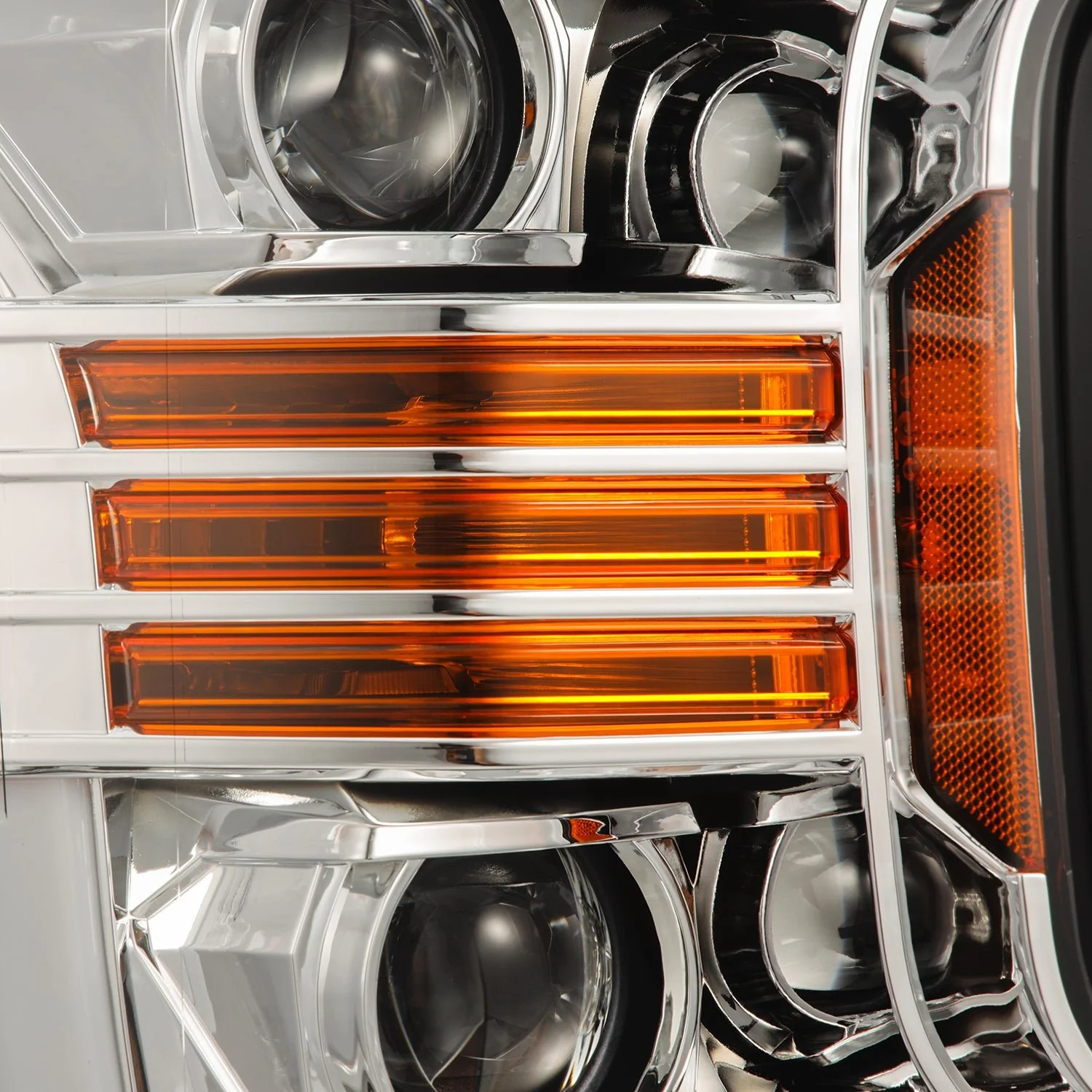 18-20 Ford F150 PRO-Series Halogen Projector Headlights Chrome - Image 13