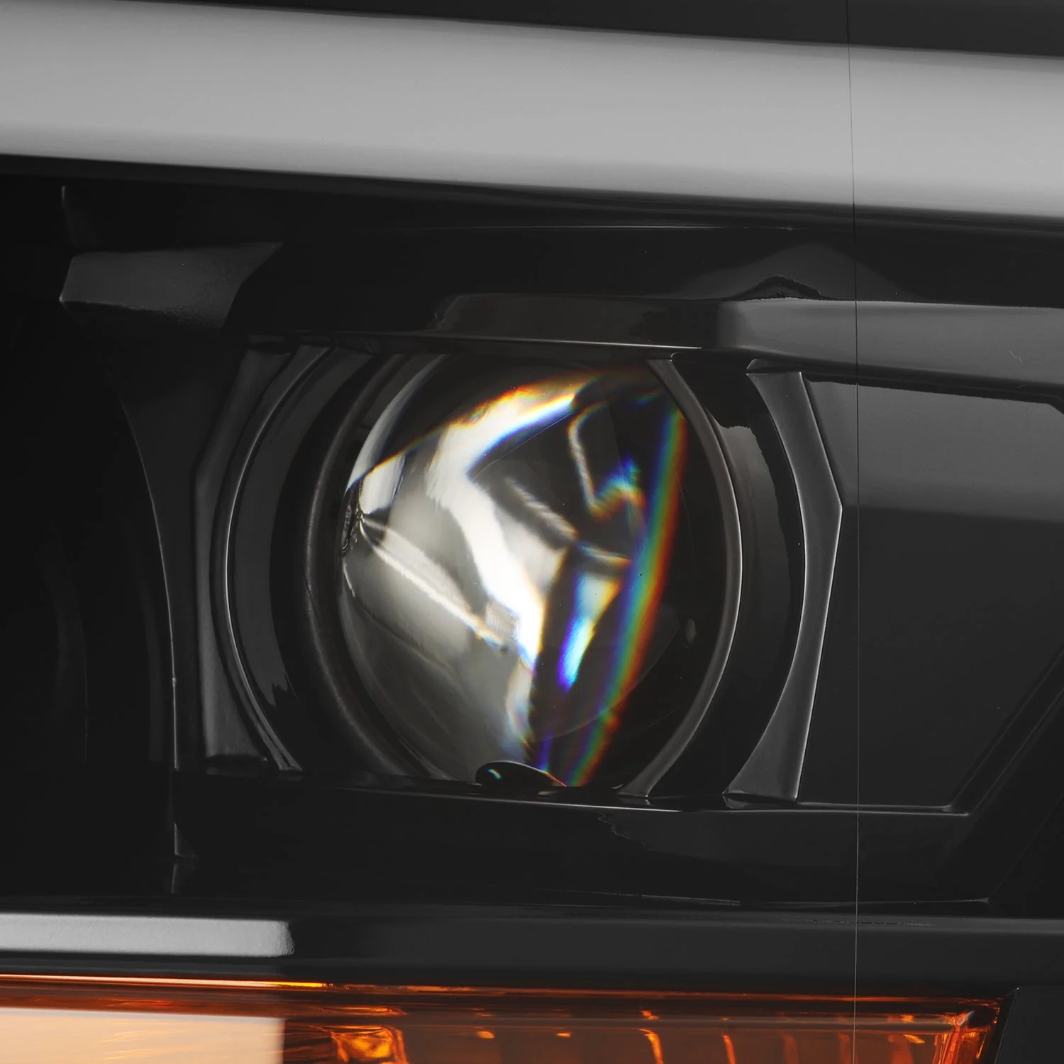 18-20 Ford F150 LUXX-Series LED Projector Headlights Jet Black - Image 7