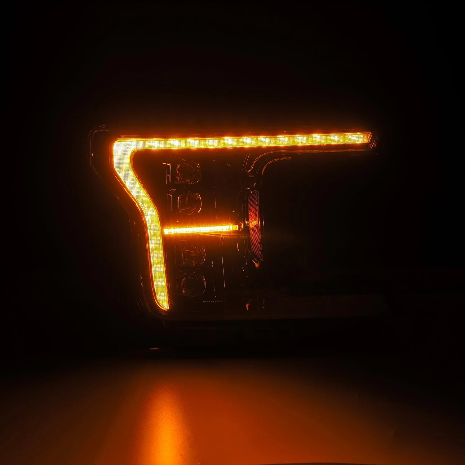 18-20 Ford F150 (MK II 14th Gen Style) NOVA-Series LED Projector Headlights Alpha-Black - Image 6