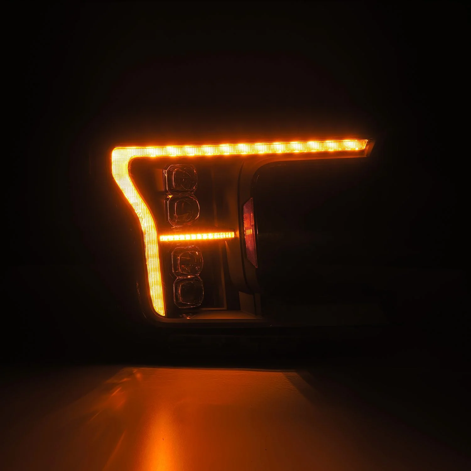 18-20 Ford F150 (MK II 14th Gen Style) NOVA-Series LED Projector Headlights Black - Image 7