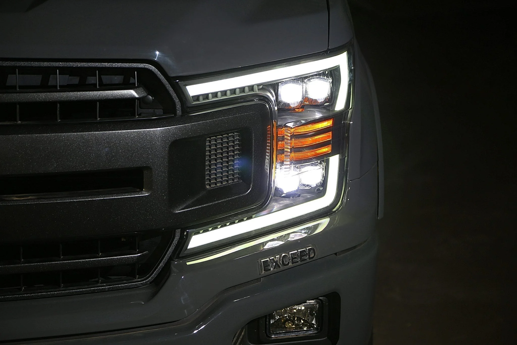 18-20 Ford F150 NOVA-Series LED Projector Headlights Alpha-Black - Image 18