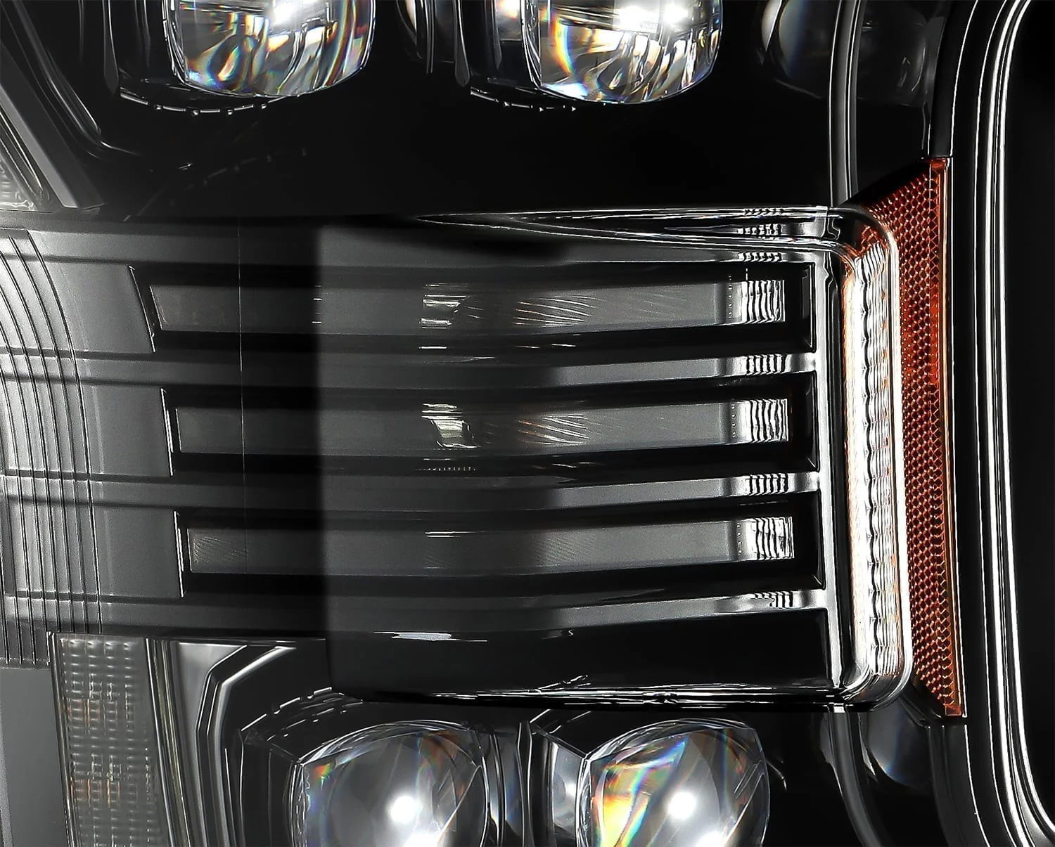 18-20 Ford F150 NOVA-Series LED Projector Headlights Alpha-Black - Image 3