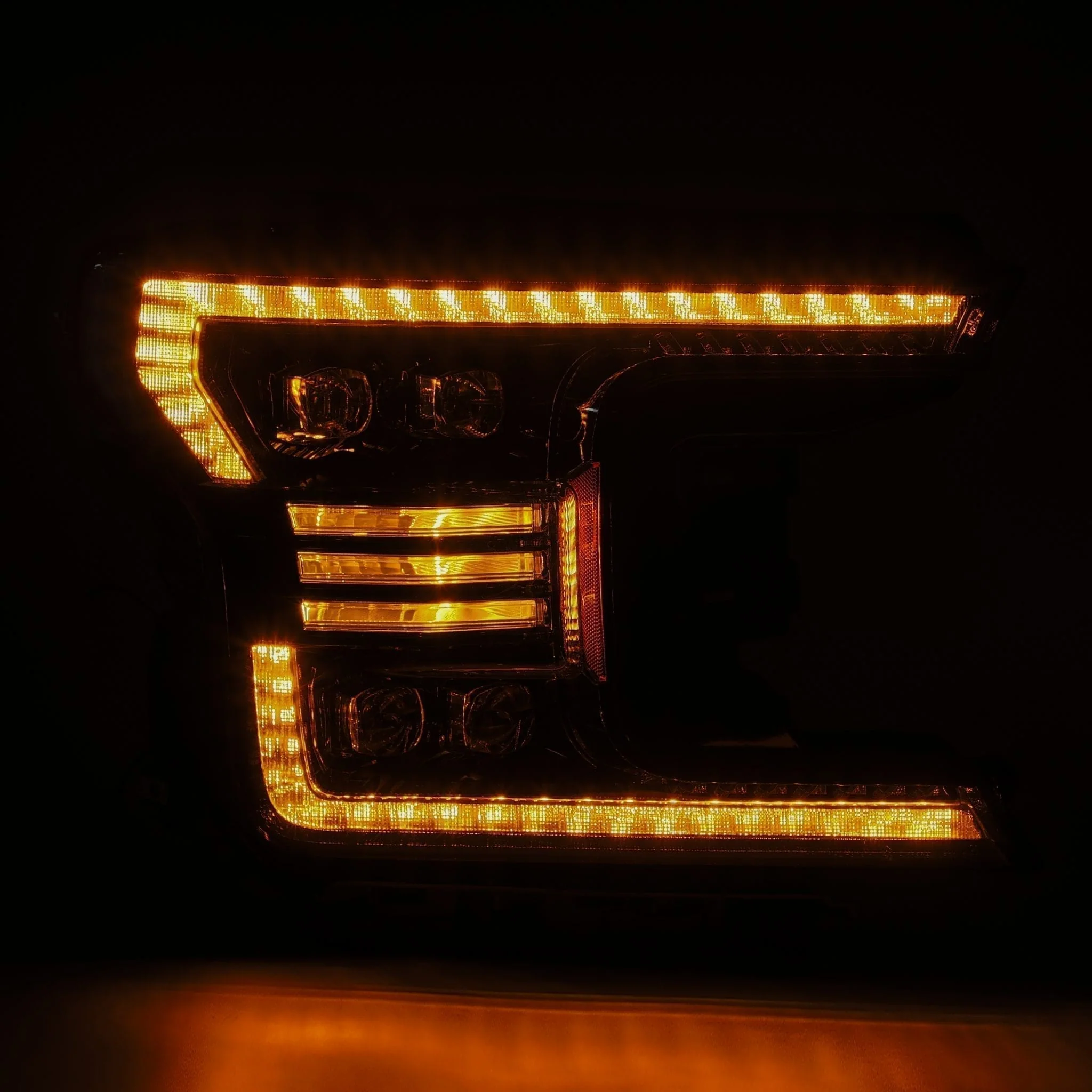 18-20 Ford F150 NOVA-Series LED Projector Headlights Alpha-Black - Image 5