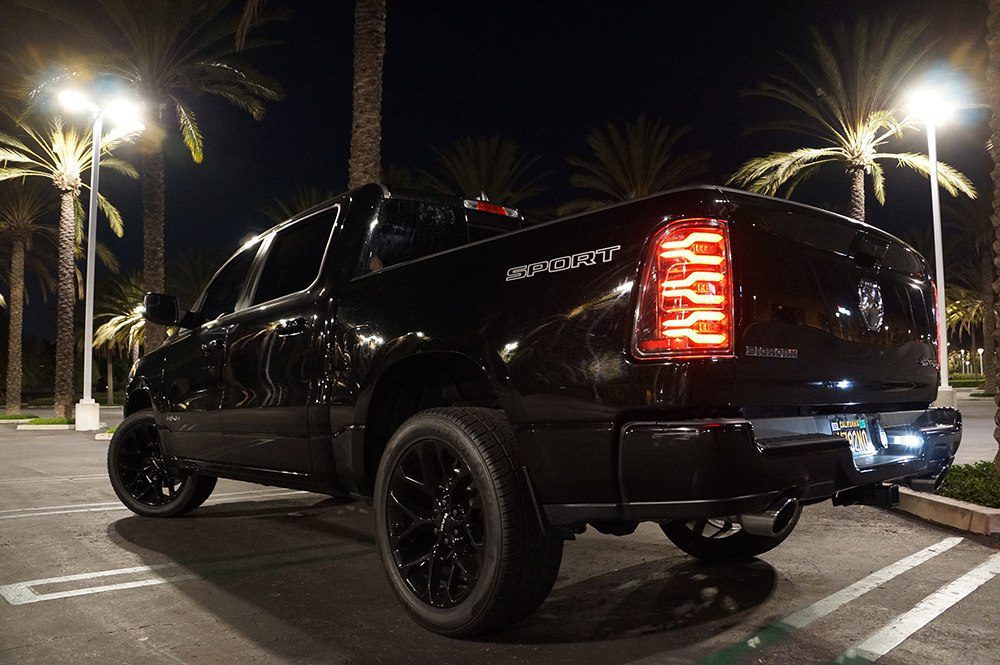 19-24 Ram 1500 LUXX-Series LED Tail Lights Alpha-Black - Image 12
