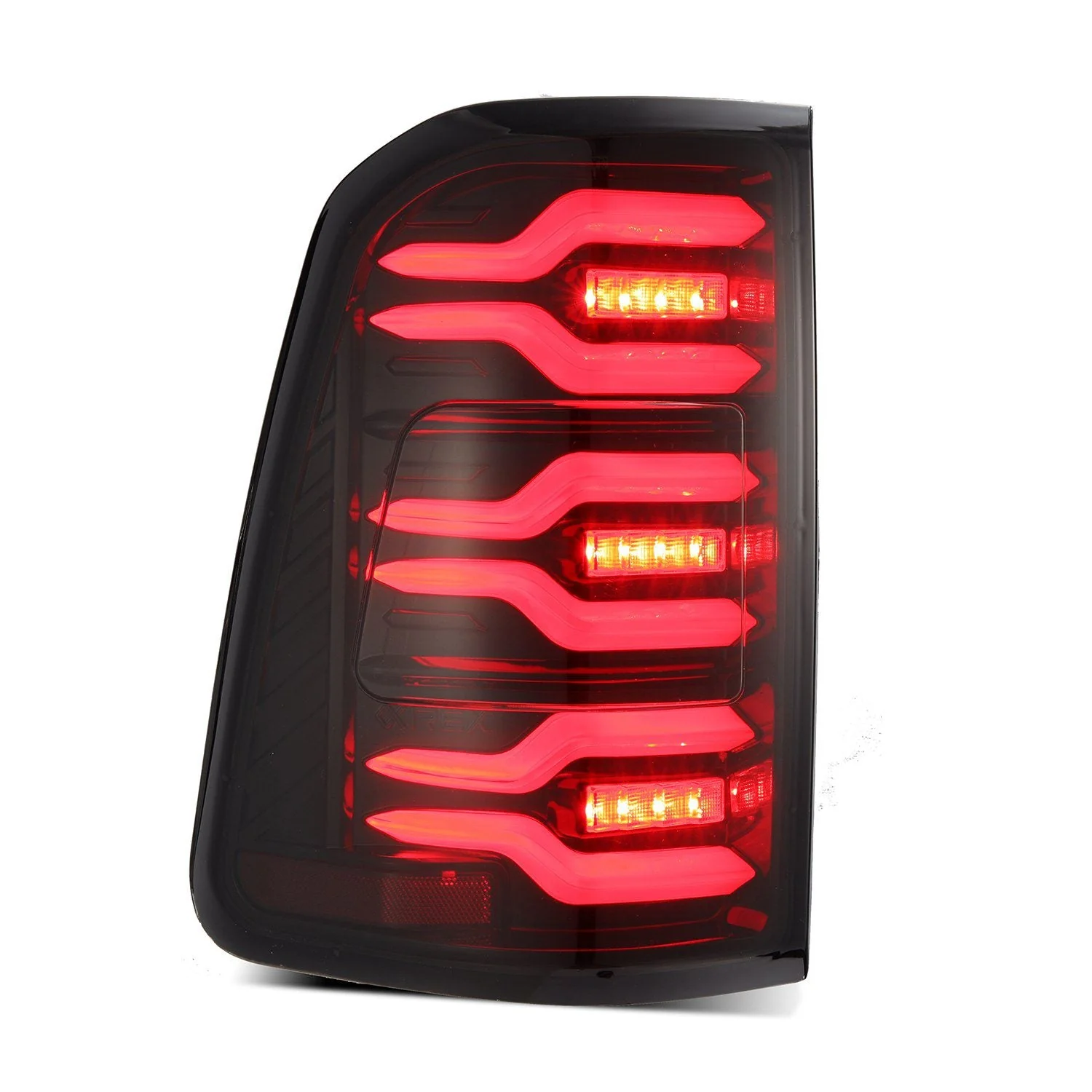 19-24 Ram 1500 LUXX-Series LED Tail Lights Black-Red - Image 8