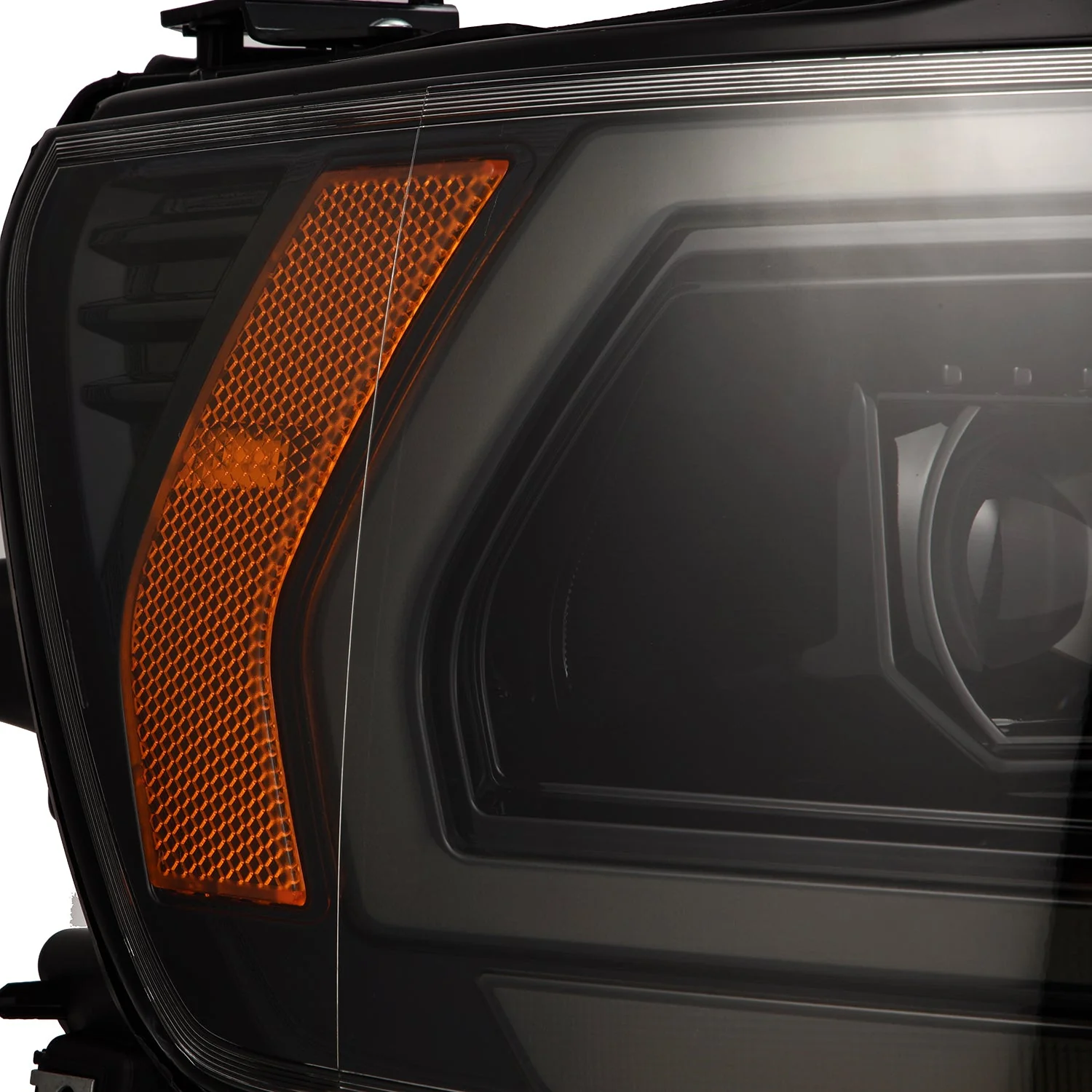 19-24 Ram 1500 (MK II 2500 Style) LUXX-Series LED Projector Headlights Alpha-Black - Image 11