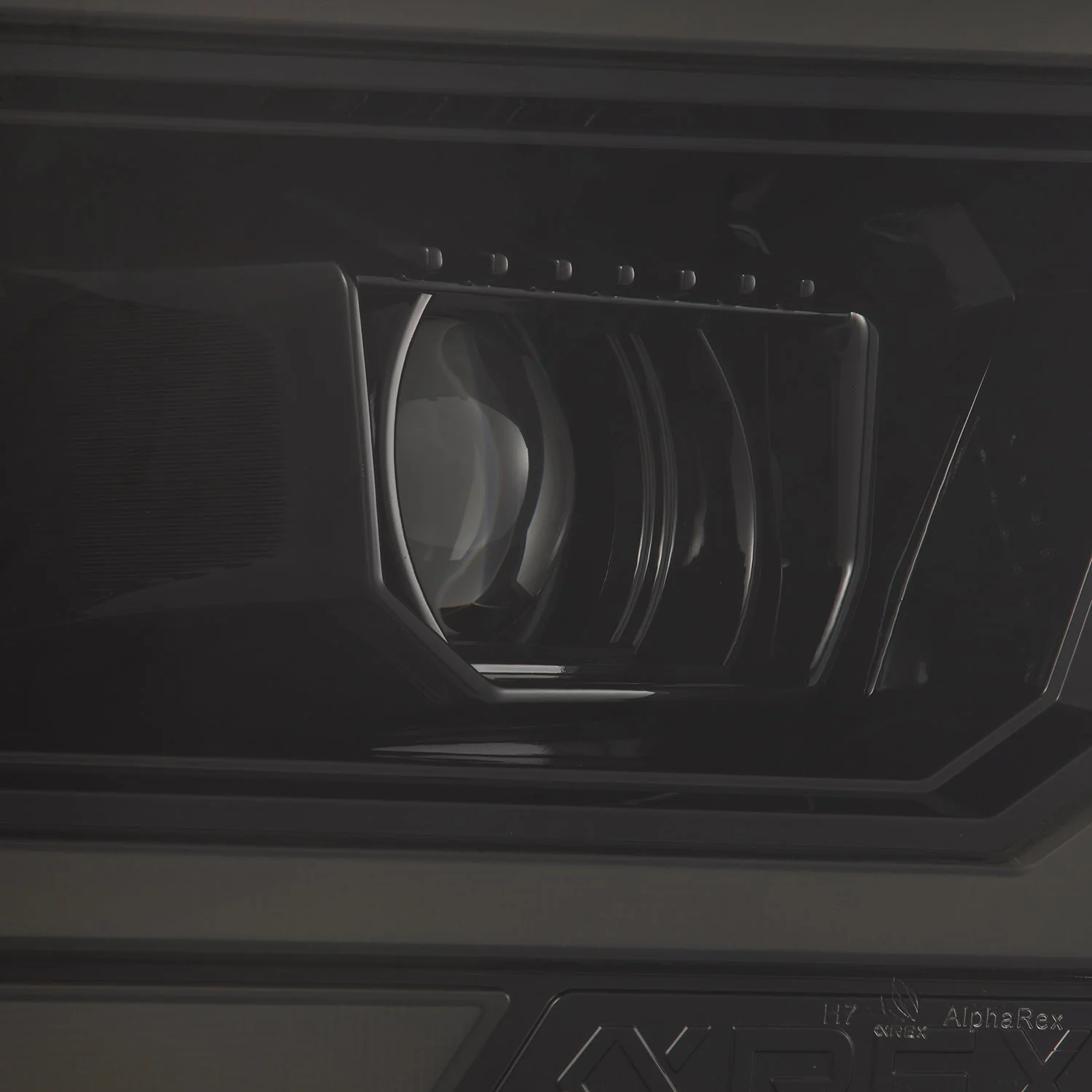 19-24 Ram 1500 (MK II 2500 Style) LUXX-Series LED Projector Headlights Alpha-Black - Image 12