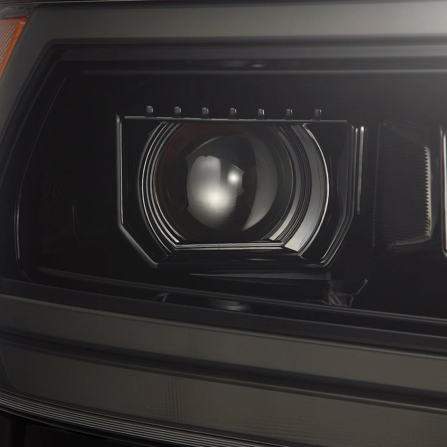 19-24 Ram 1500 (MK II 2500 Style) LUXX-Series LED Projector Headlights Alpha-Black - Image 14