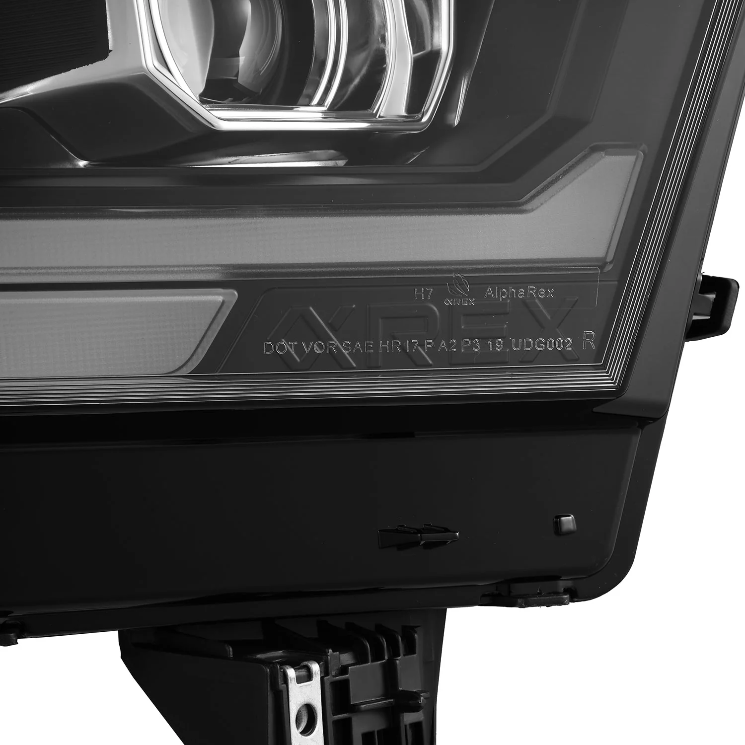 19-24 Ram 1500 (MK II 2500 Style) LUXX-Series LED Projector Headlights Black - Image 11