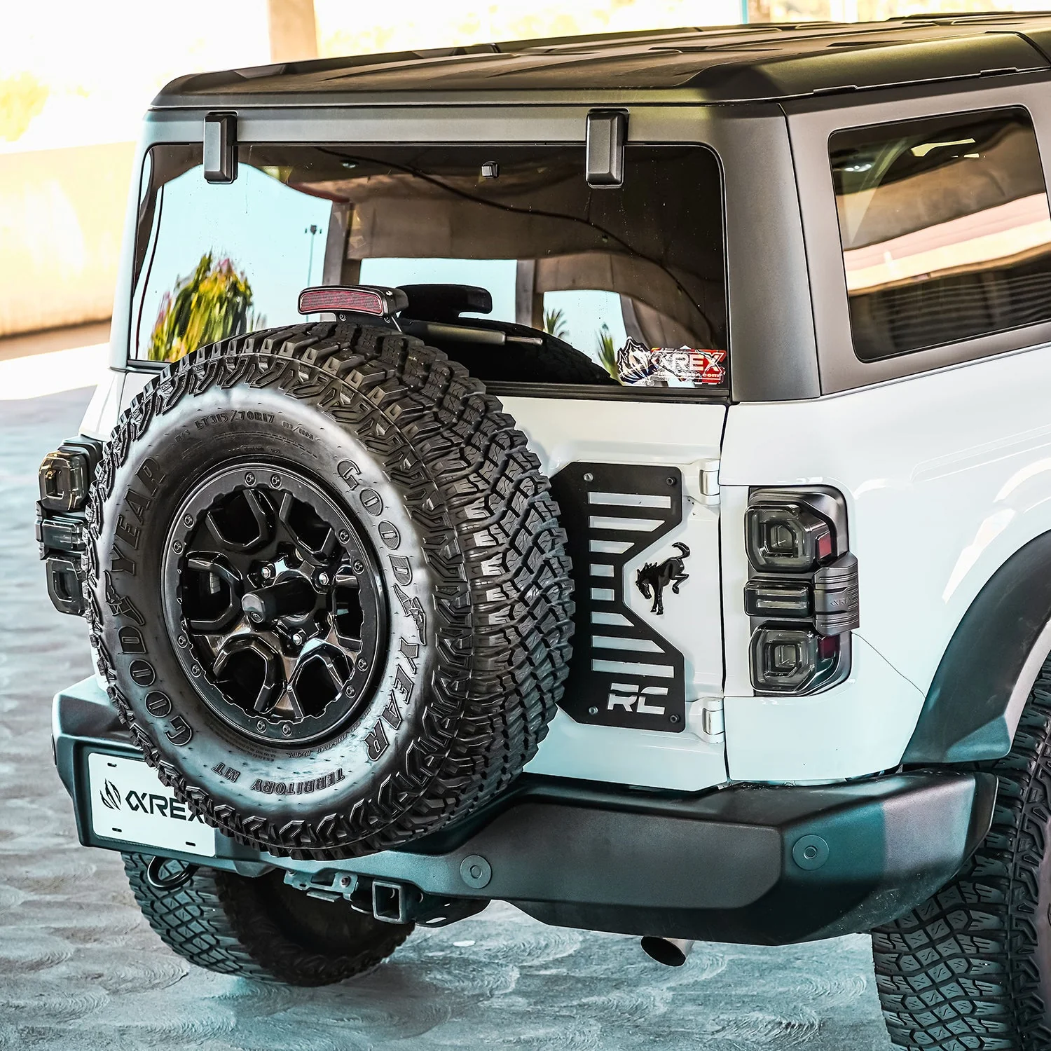 21-26 Ford Bronco NOVA-Series Prismatic LED Tail Lights Black - Image 3